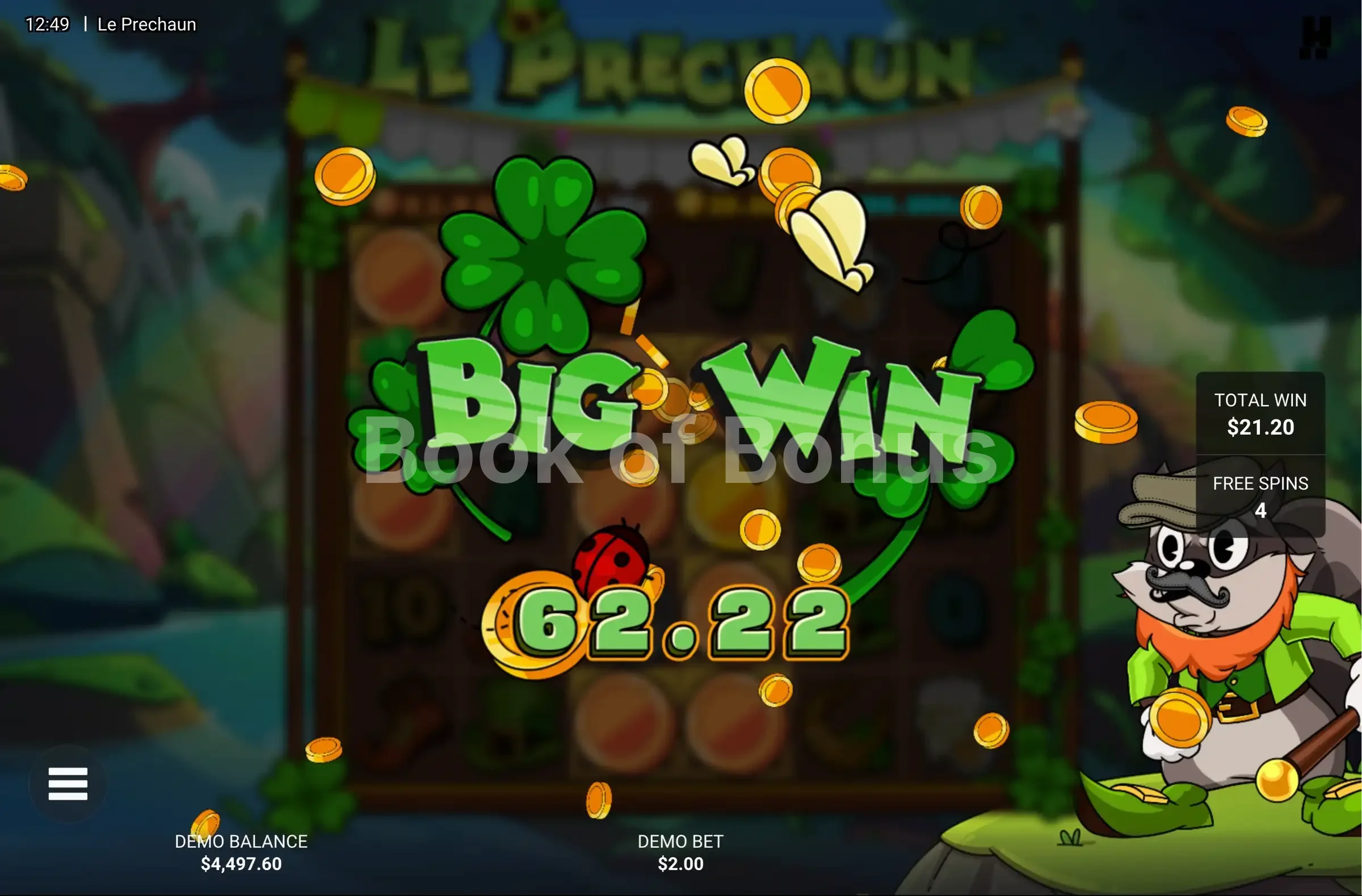 Le Prechaun par Hacksaw Gaming - gros gain
