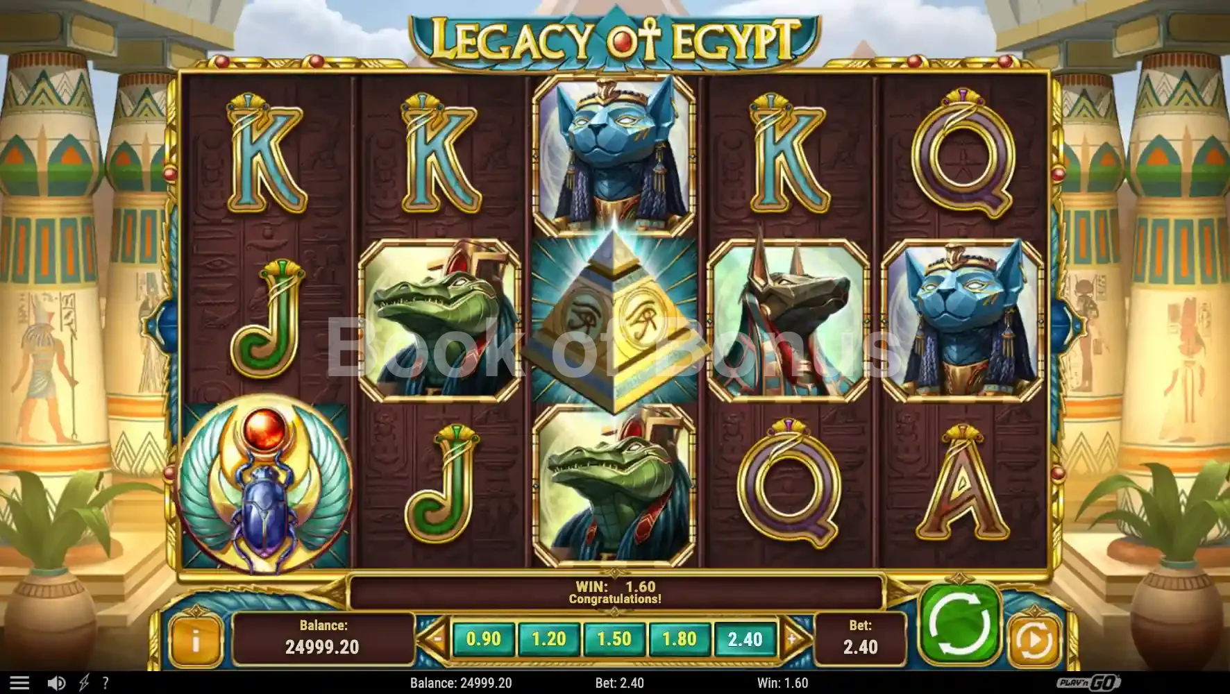 Roue des dieux Legacy of Egypt