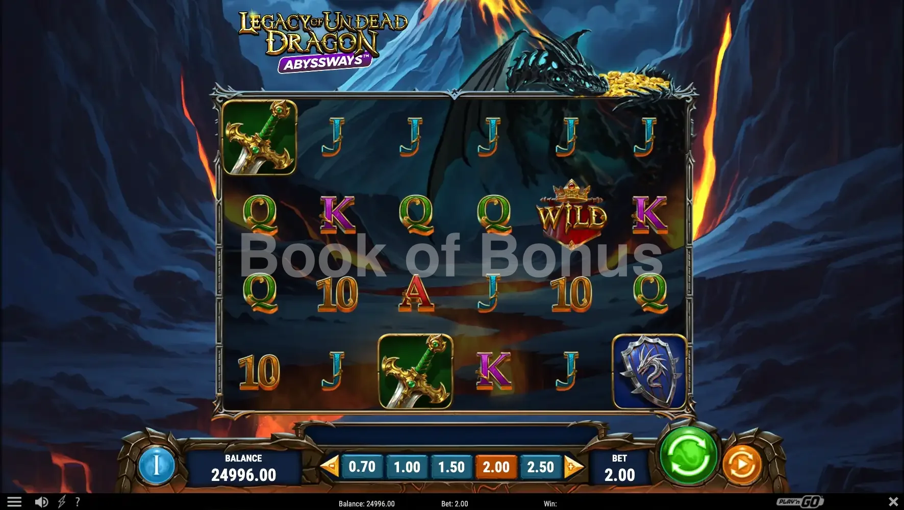 Deuxième vue du jeu de base Legacy of Undead Dragon Abyssways