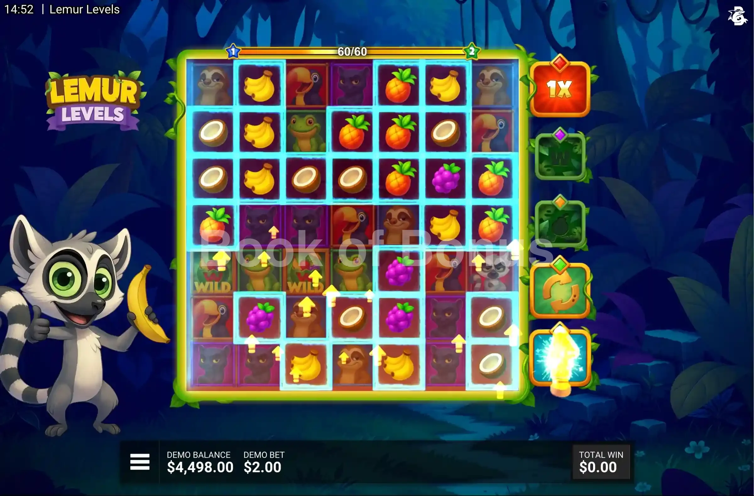 Lemur Levels par Hacksaw Gaming - tours gratuits