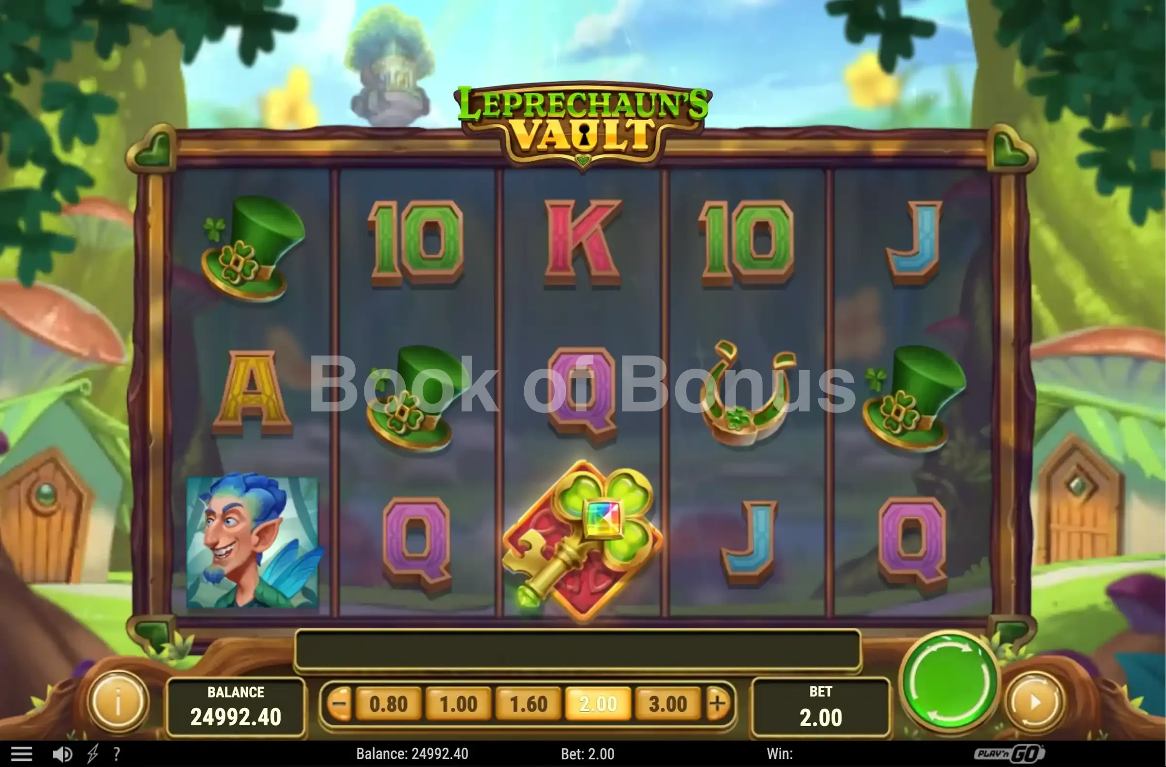 Rouleaux en action Leprechaun's Vault