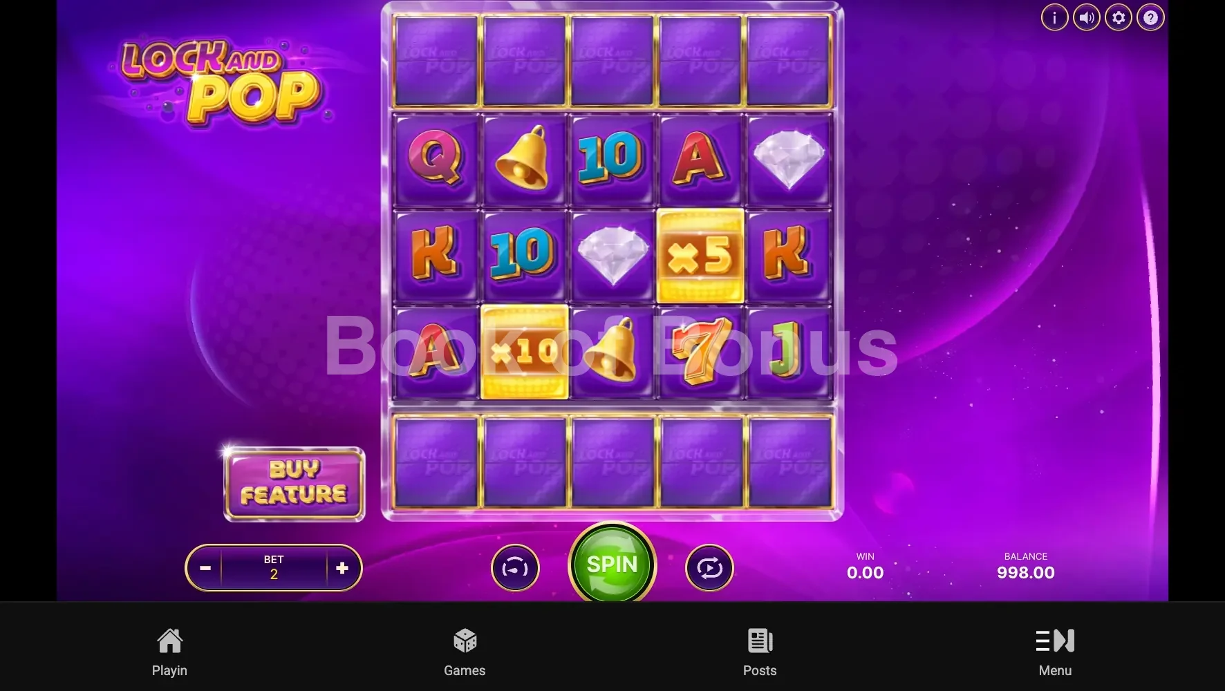 Lock and Pop par NetEnt - jeu de base et disposition des rouleaux