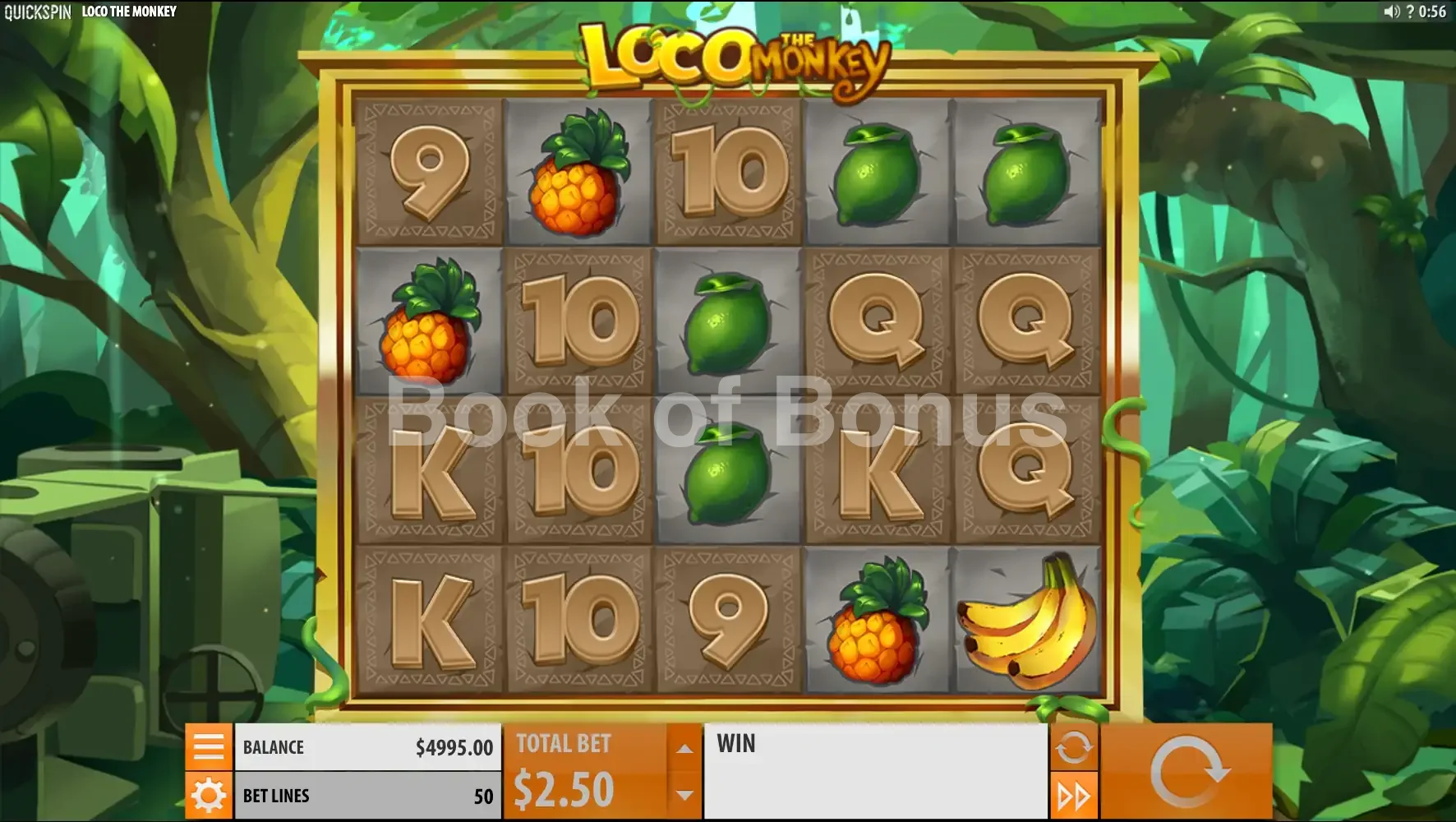 Loco The Monkey par Quickspin - base game 2