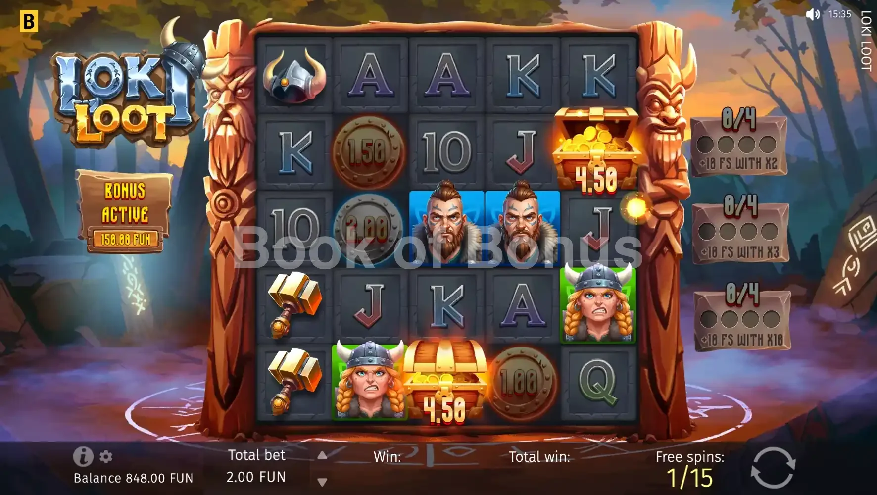 Loki Loot par BGaming - tours gratuits