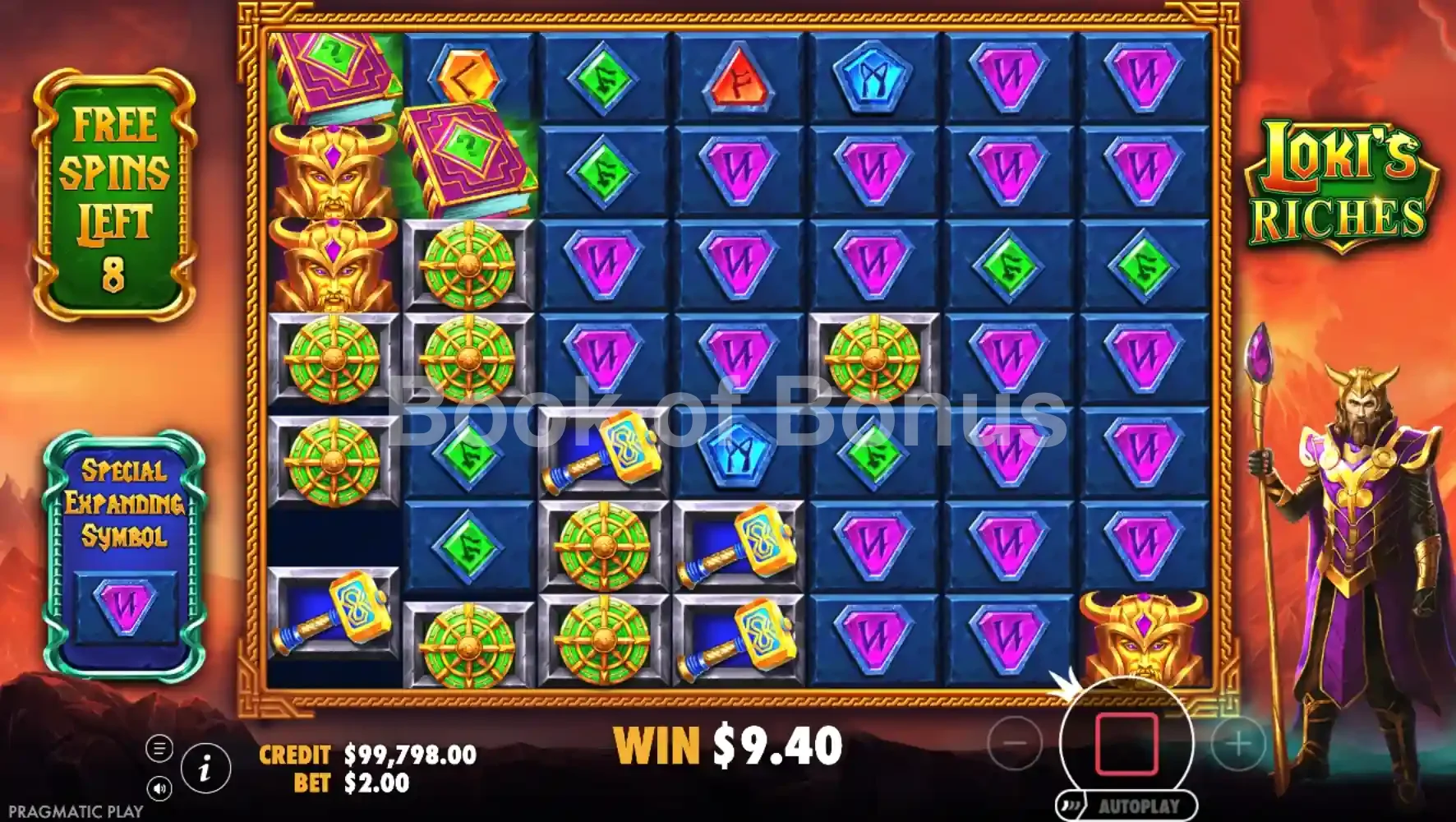Loki's Riches par Pragmatic Play - tours gratuits