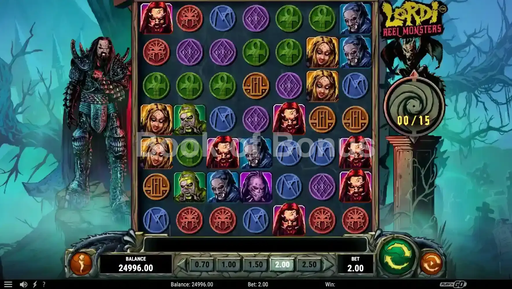 Lordi Reel Monsters par Play'n GO - base game 2