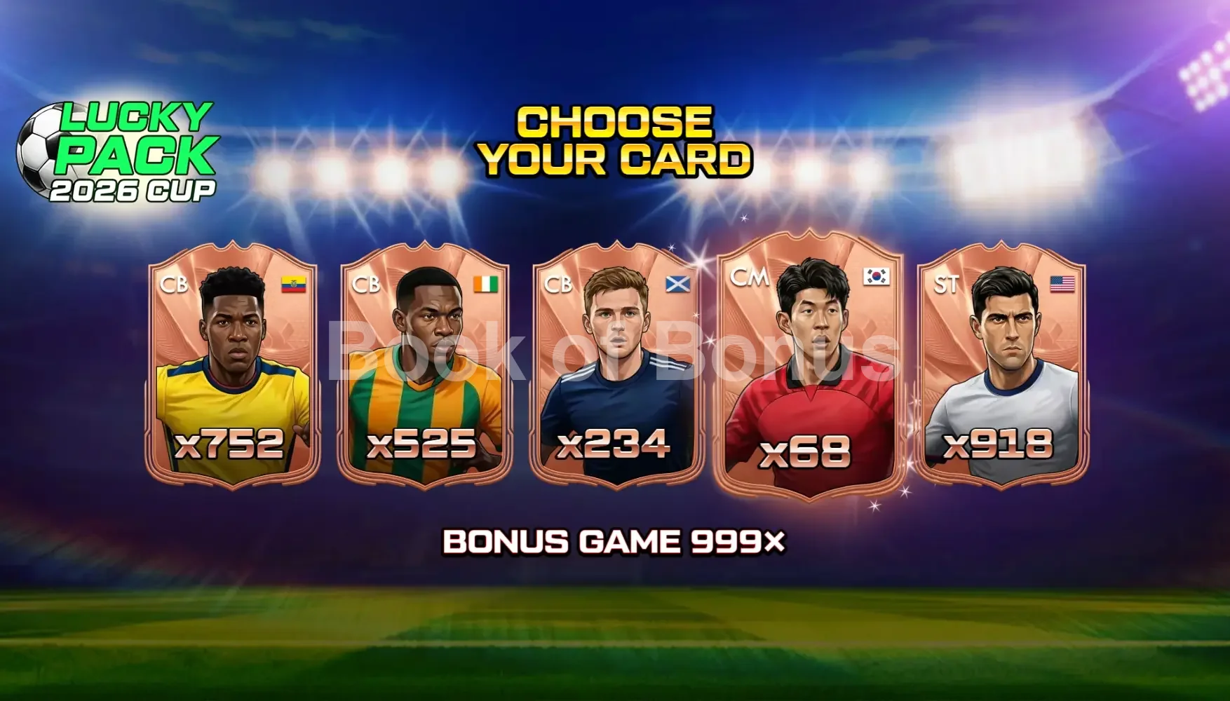 Lucky Pack 2026 Cup par BGaming - tours gratuits