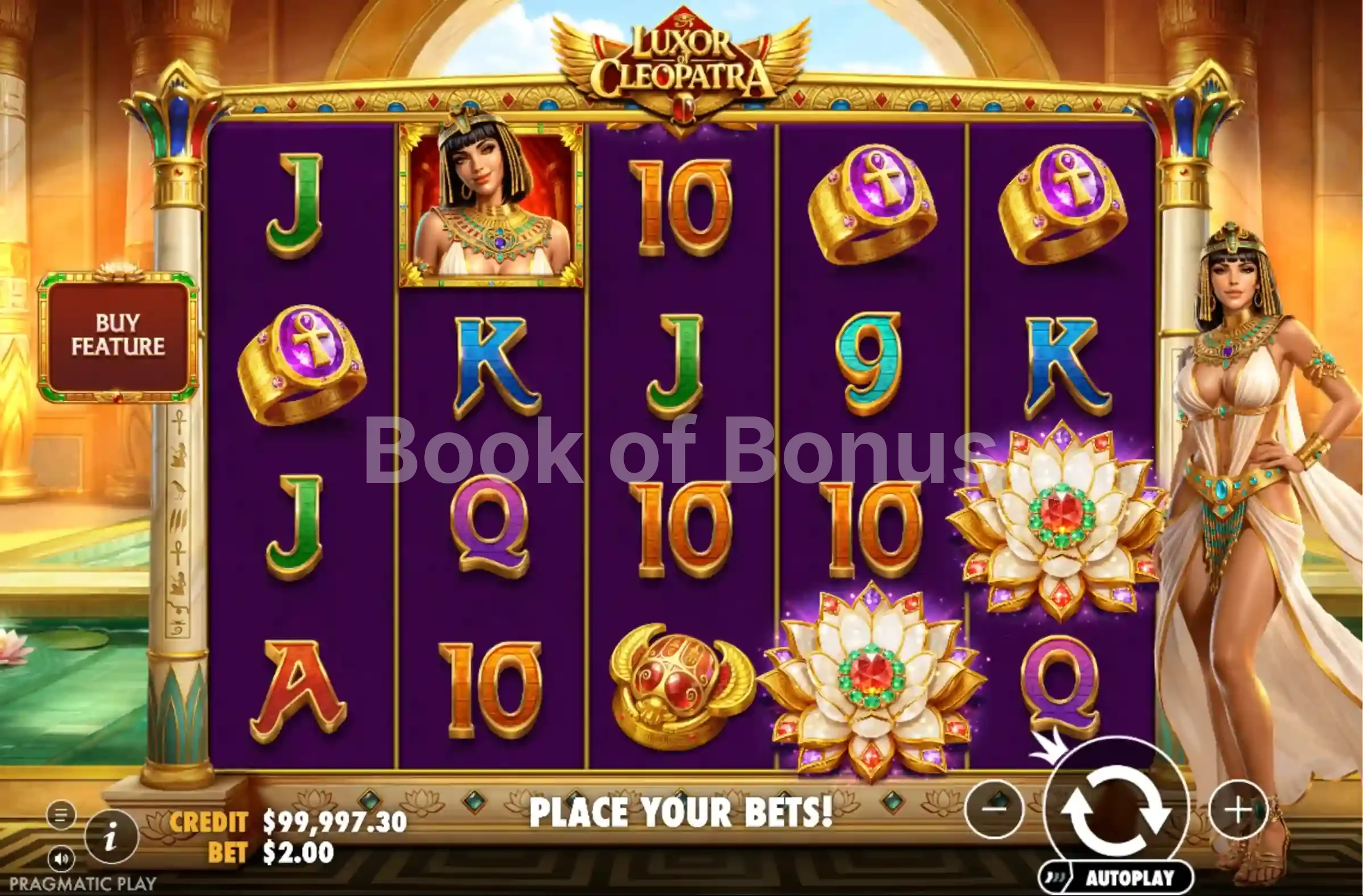 Jeu de base Luxor of Cleopatra