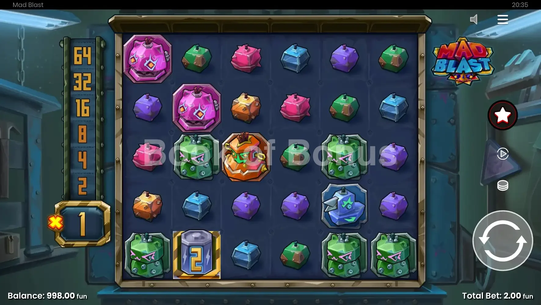 Jeu de base Mad Blast