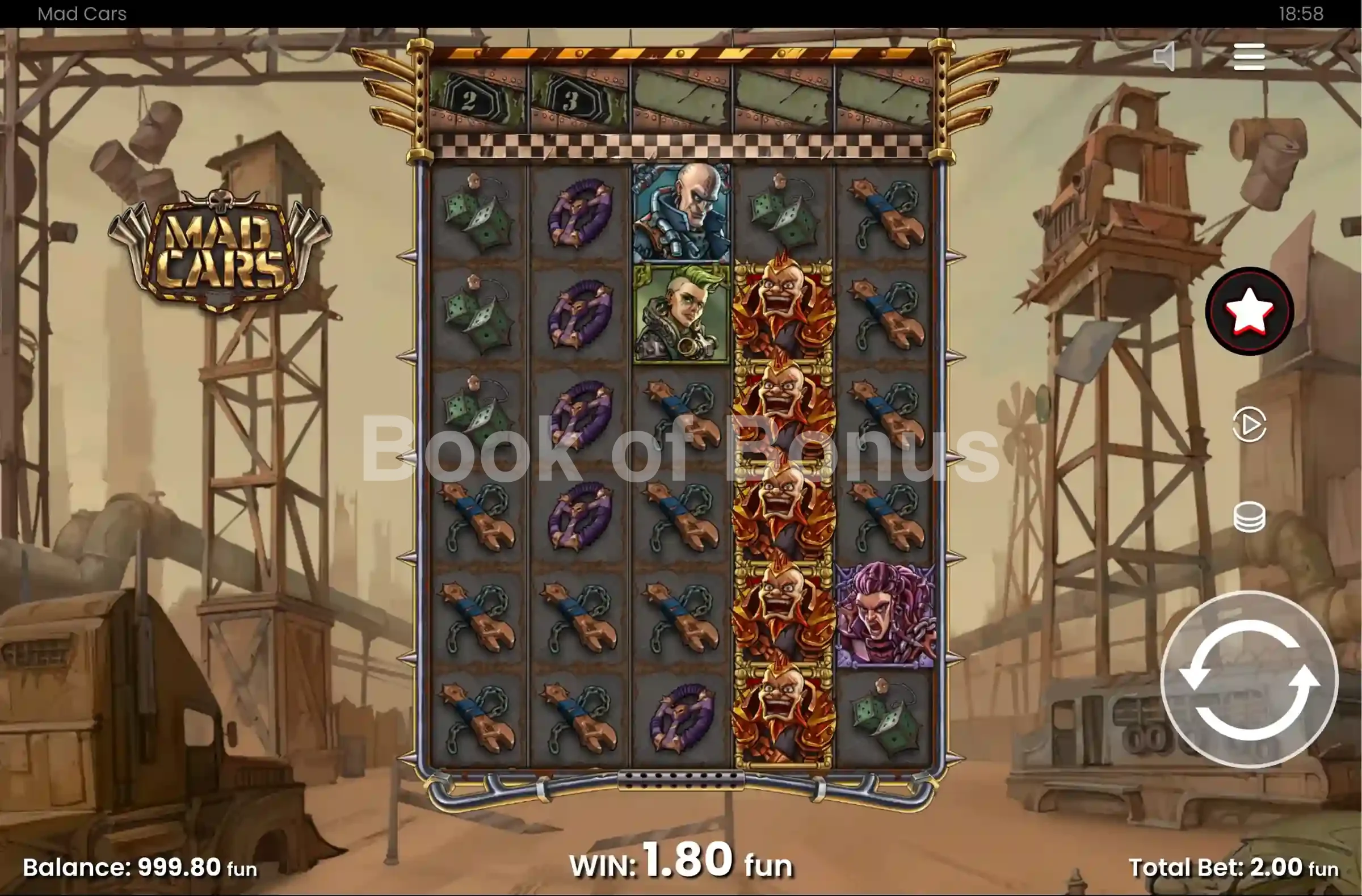Jeu de base Mad Cars rouleaux