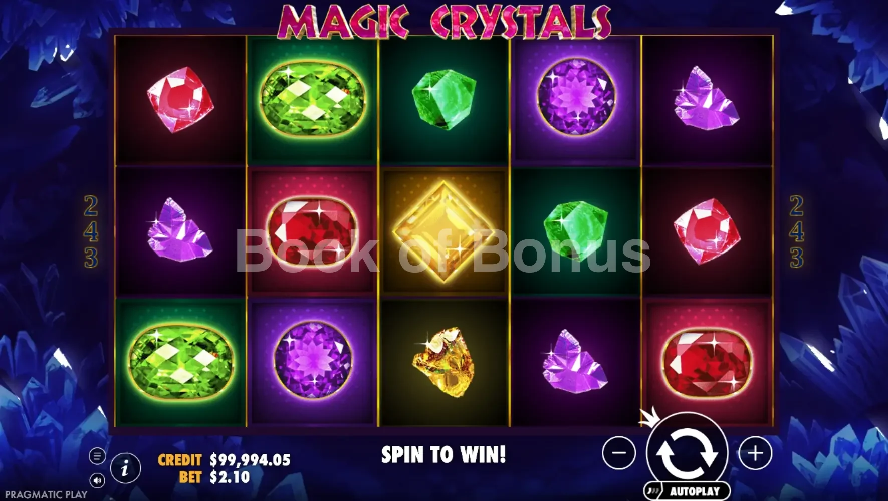 Rouleaux en action Magic Crystals