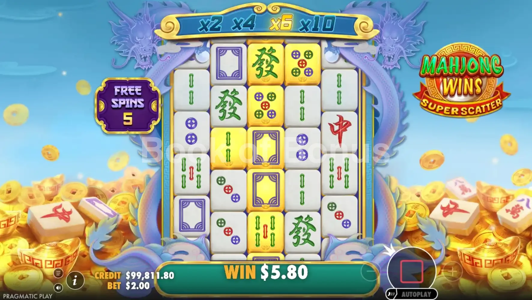 Tours gratuits Mahjong Wins Super Scatter