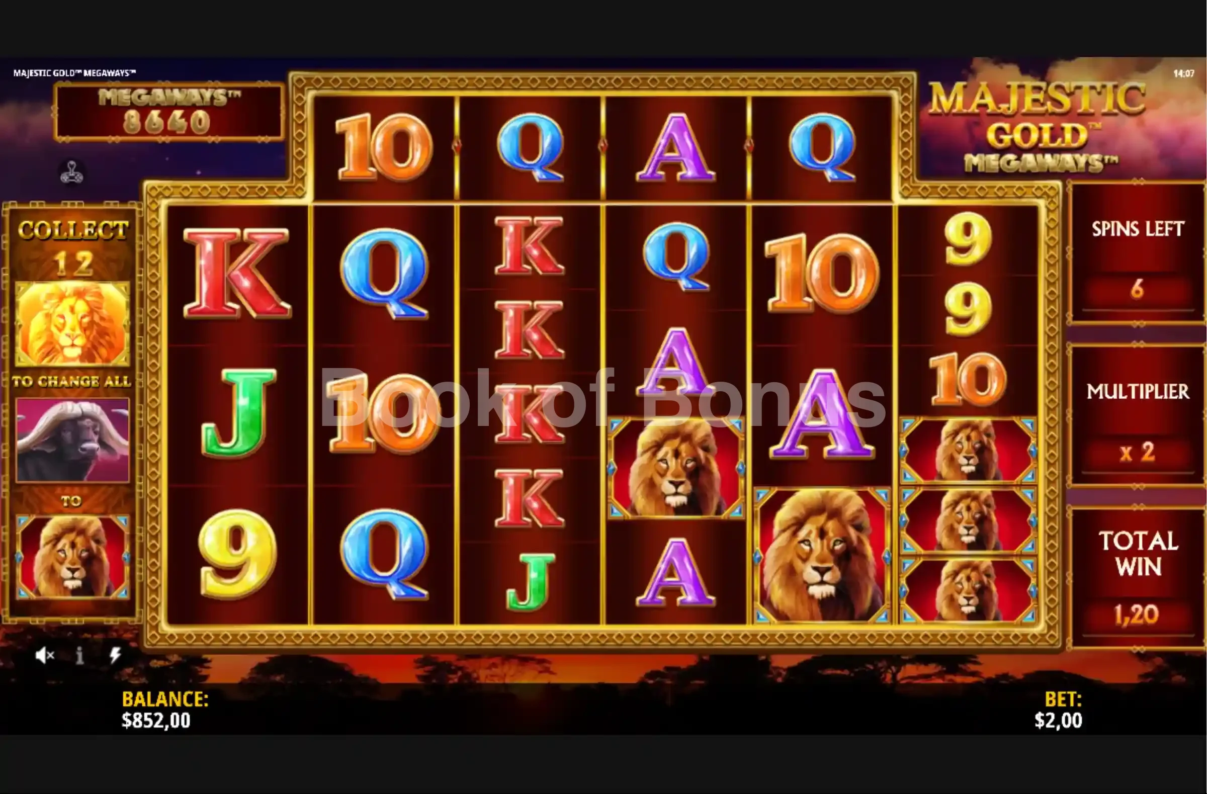 Majestic Gold Megaways par iSoftBet - tours gratuits