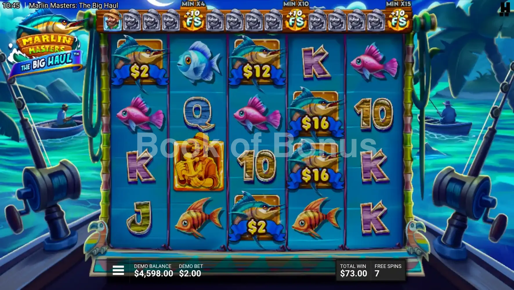 Marlin Masters The Big Haul par Hacksaw Gaming - tours gratuits