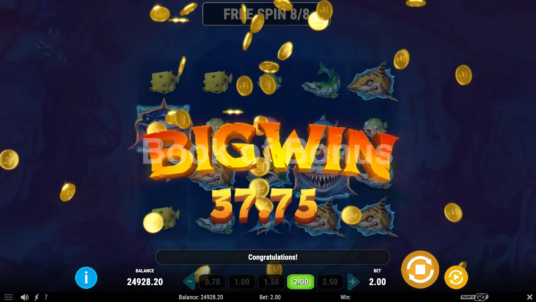 Gros gain Mega Don Triple Threat
