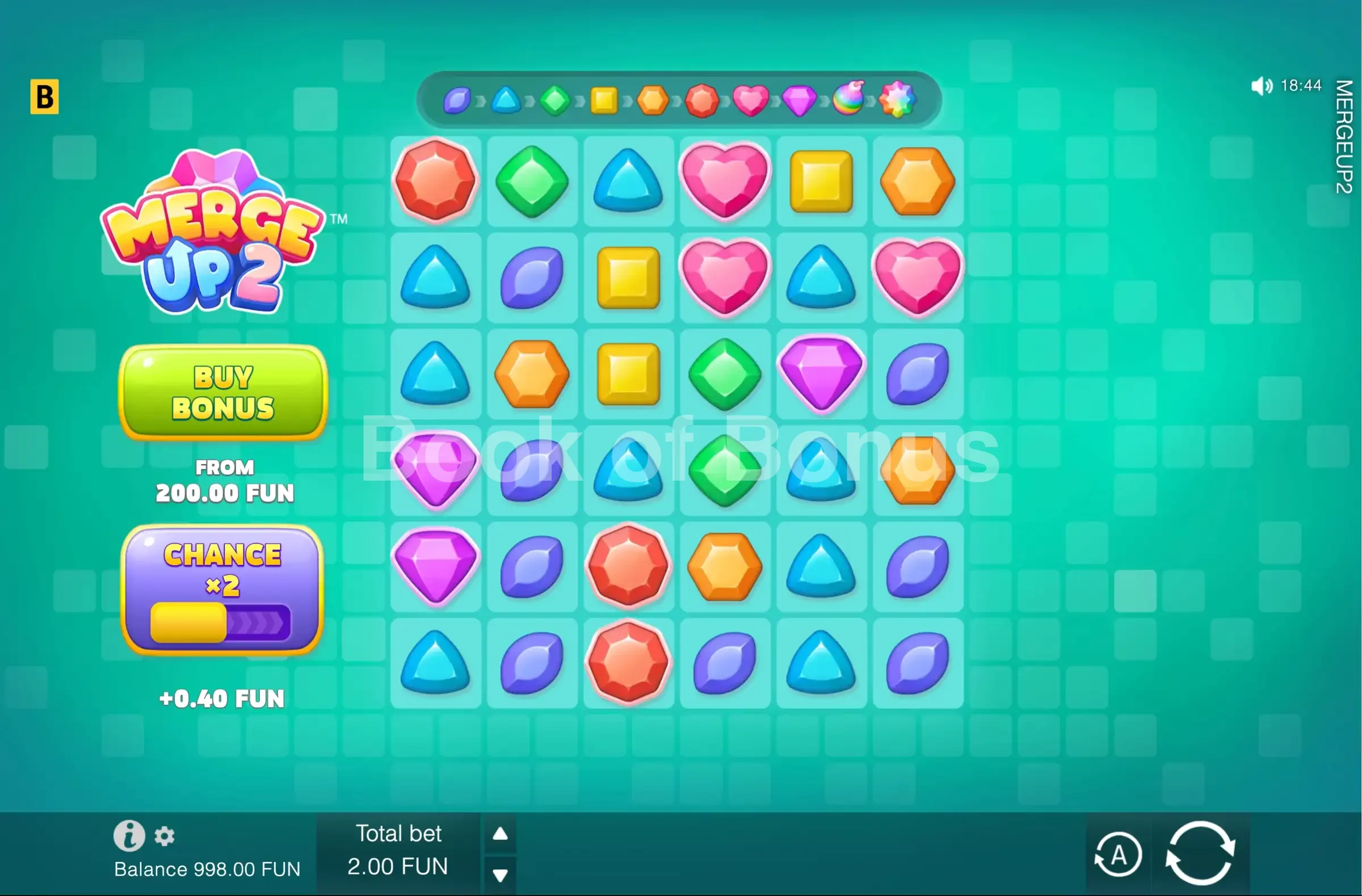 Jeu de base Merge Up 2