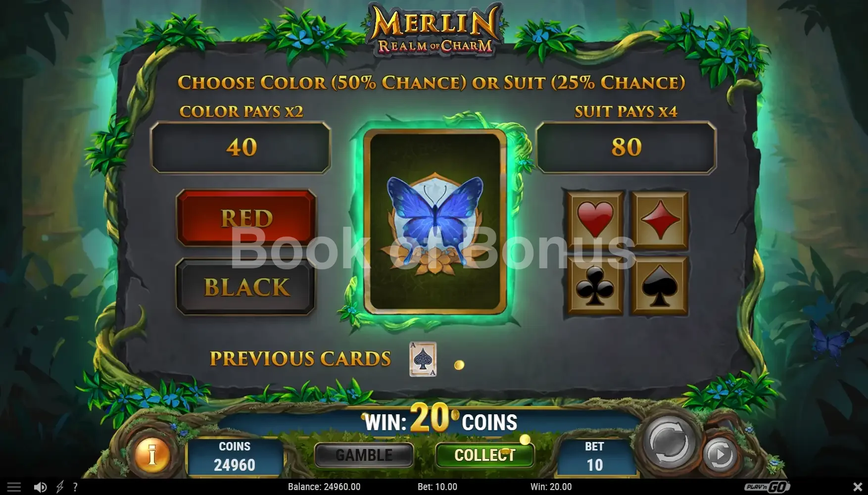 Merlin Realm of Charm par Play'n GO - gamble