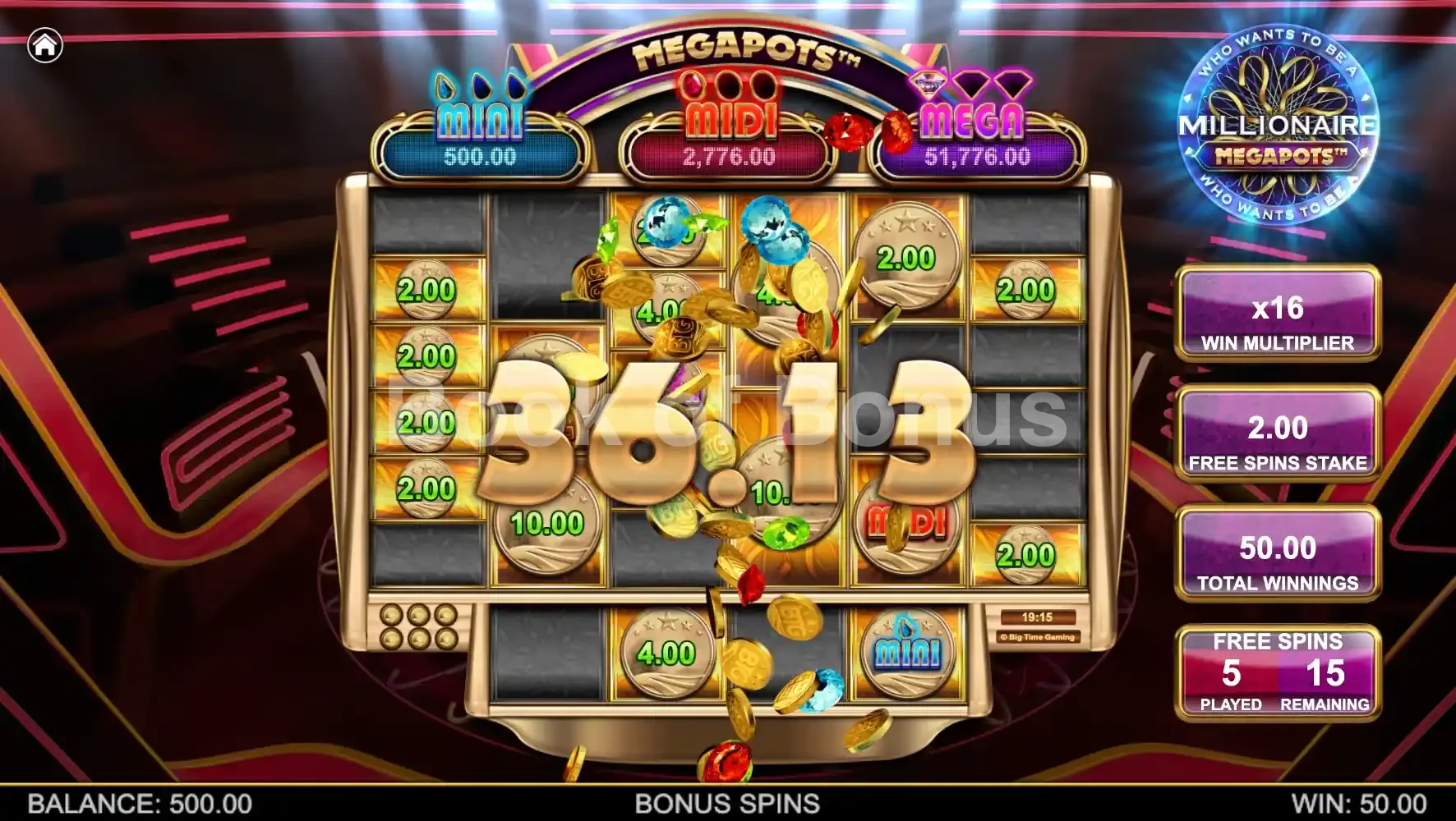 Gros gain Millionaire Megapots