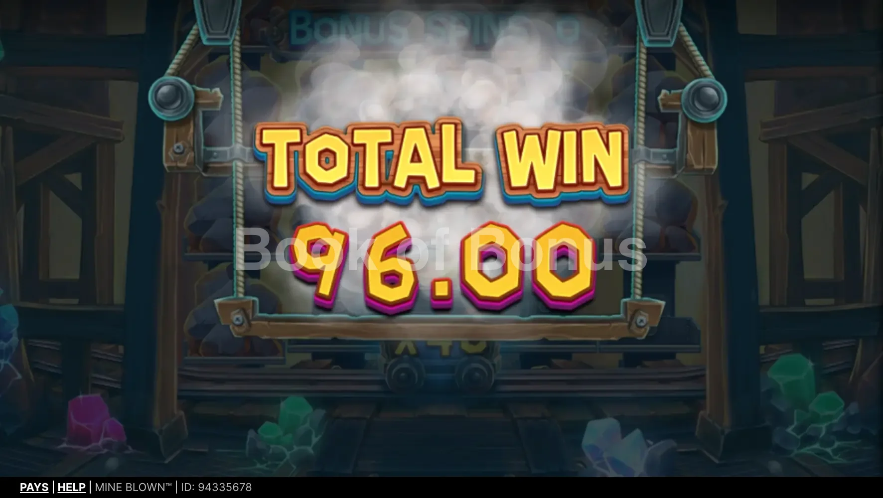 Mine Blown par NetEnt - gros gain