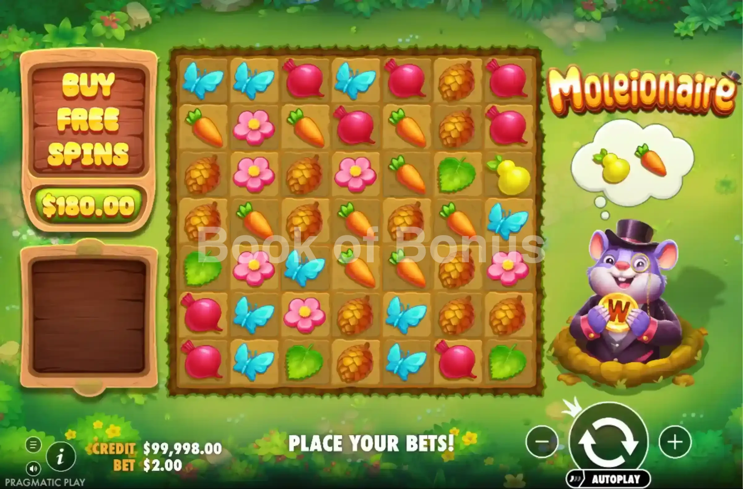 Jeu de base Moleionaire