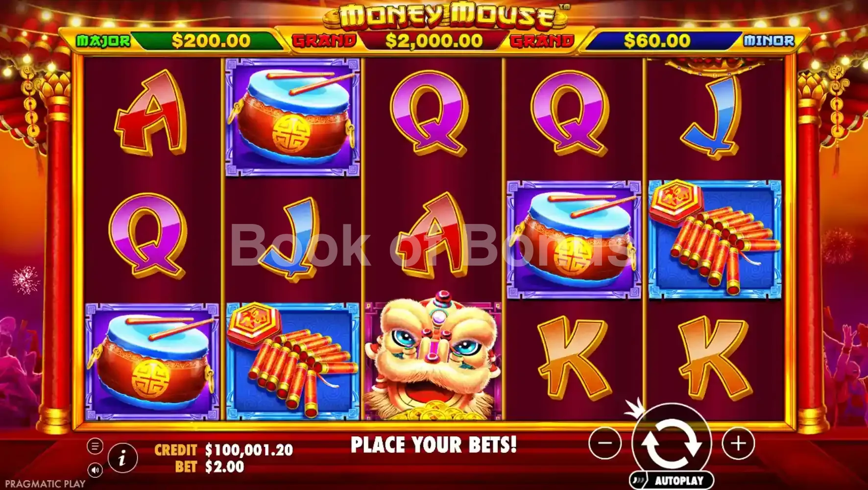 Money Mouse par Pragmatic Play - base game 2