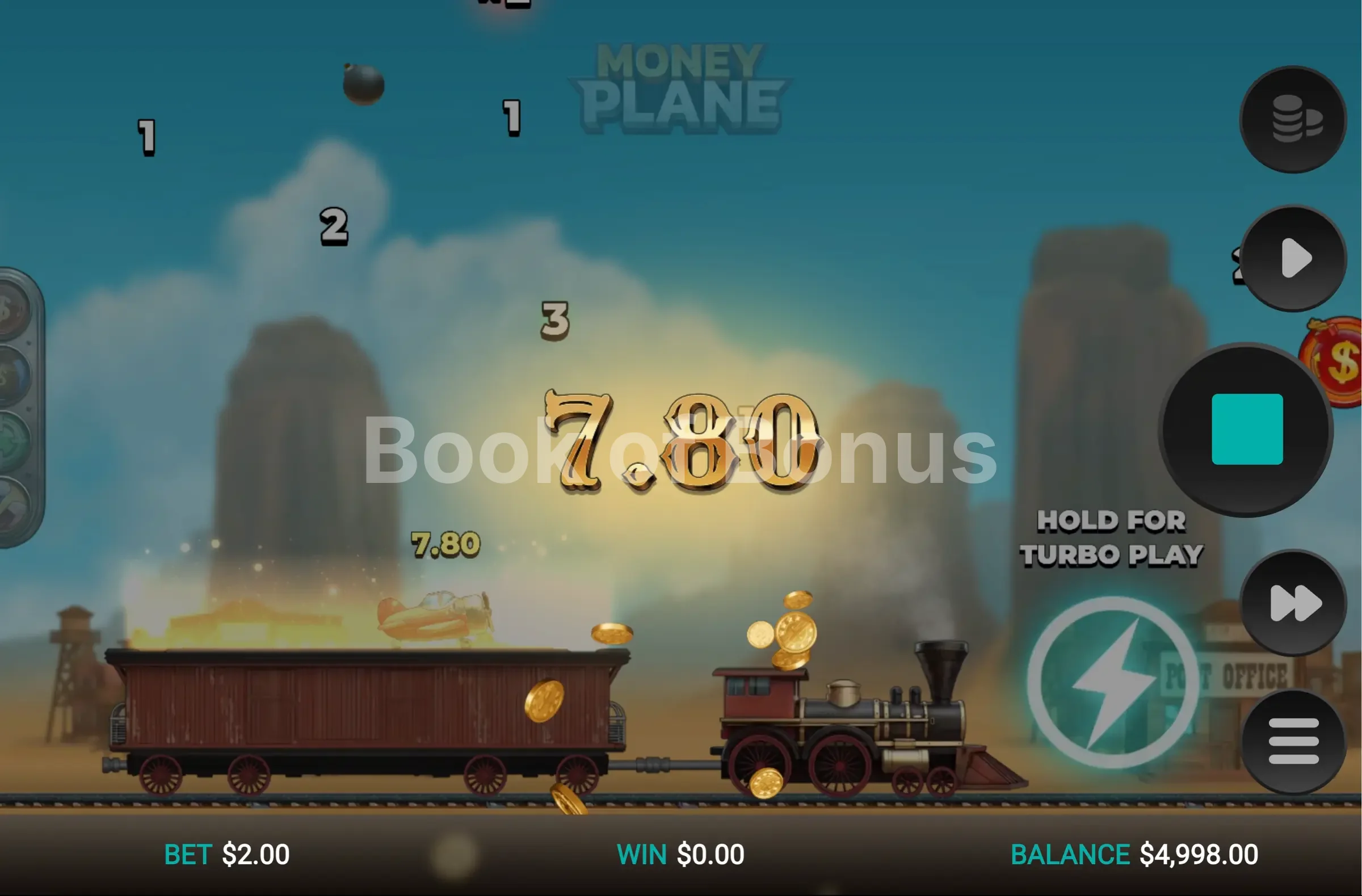 Gros gain décroché Money Plane