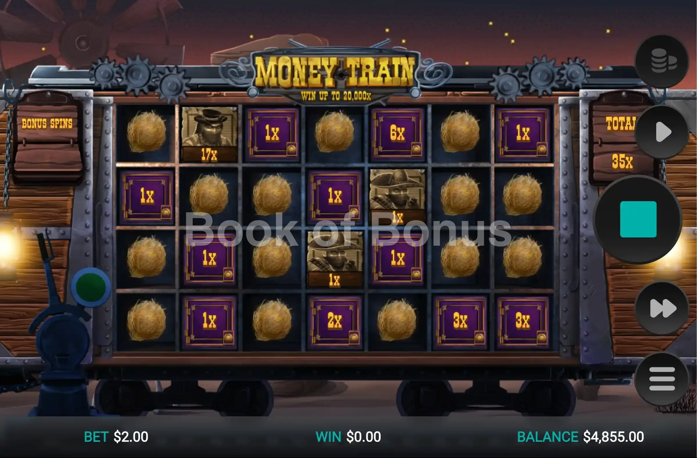 Tours bonus Money Cart Money Train