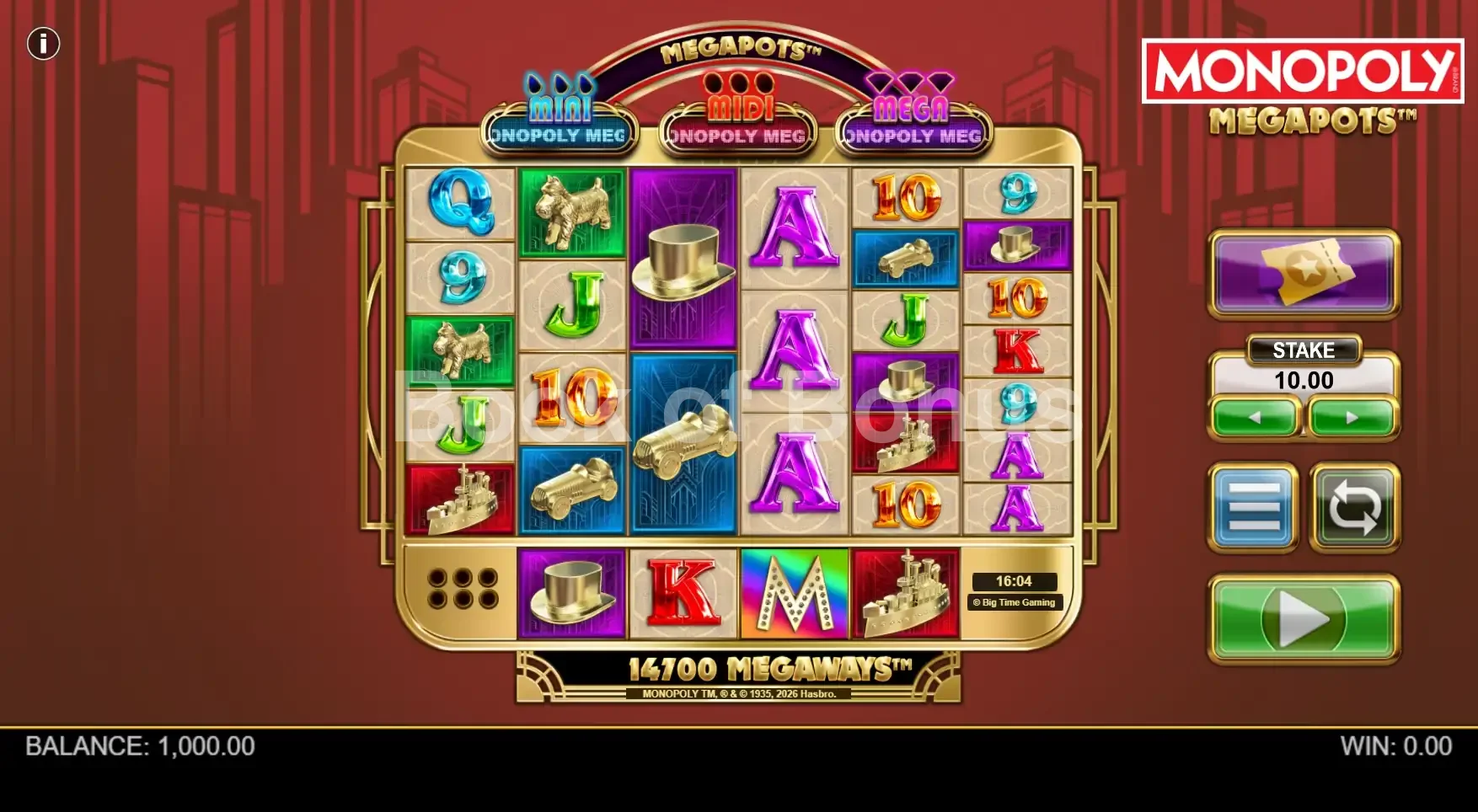 Jeu de base Monopoly Megapots