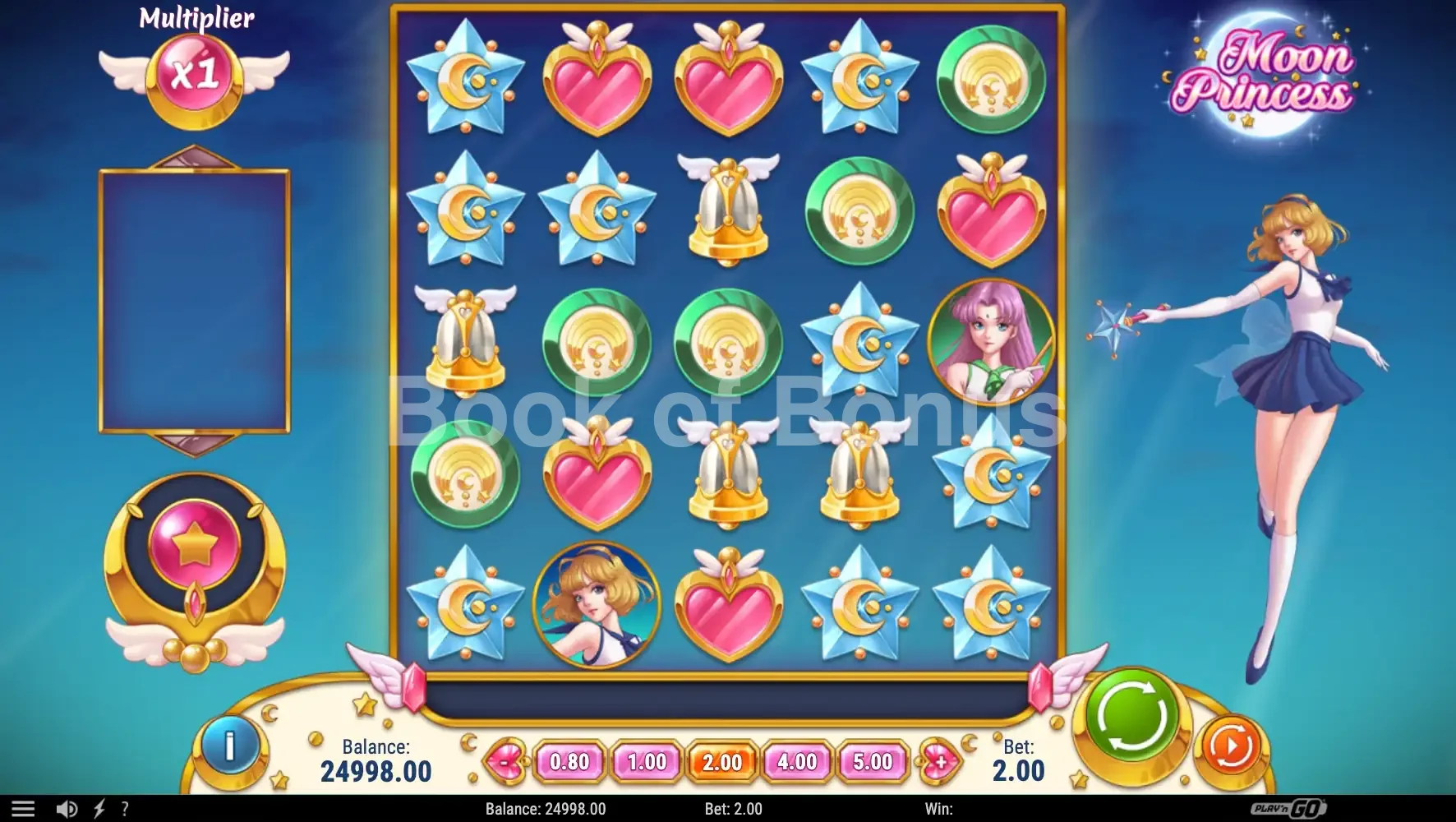 Jeu de base Moon Princess grille 5x5