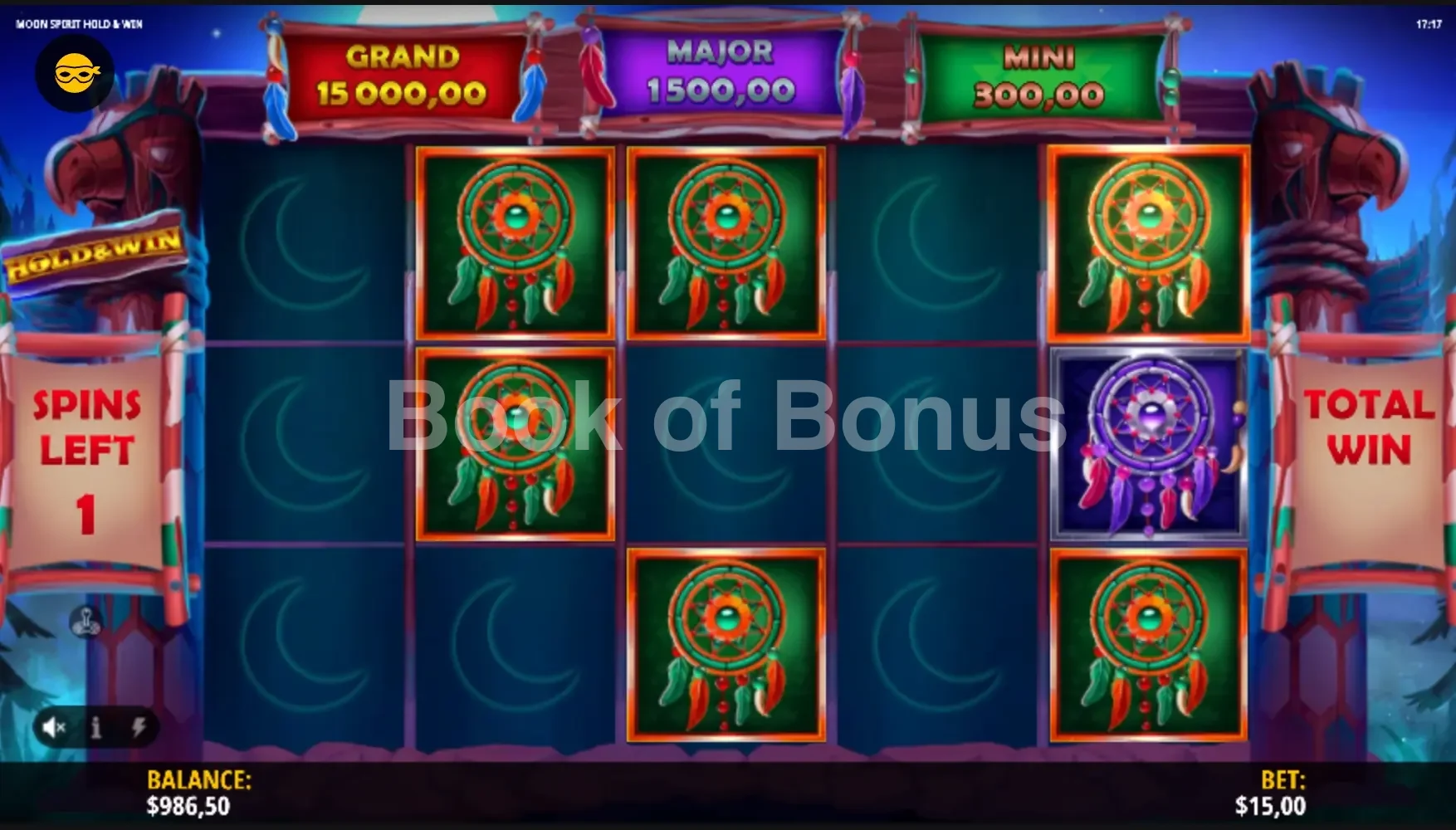 Moon Spirit Hold & Win par iSoftBet - tours gratuits
