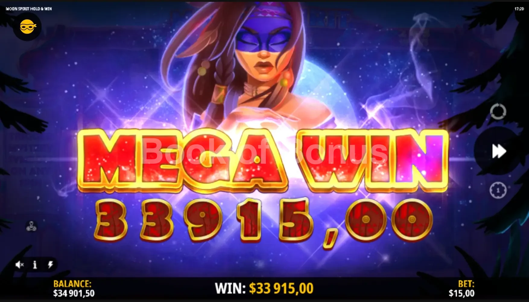 Moon Spirit Hold & Win par iSoftBet - gros gain