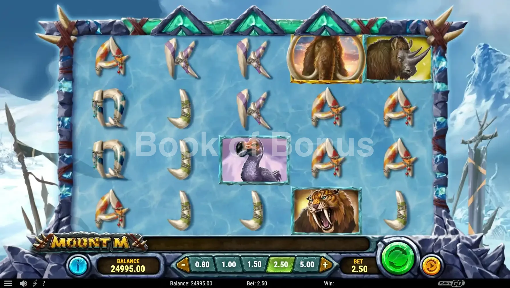 Mount M par Play'n GO - base game 2