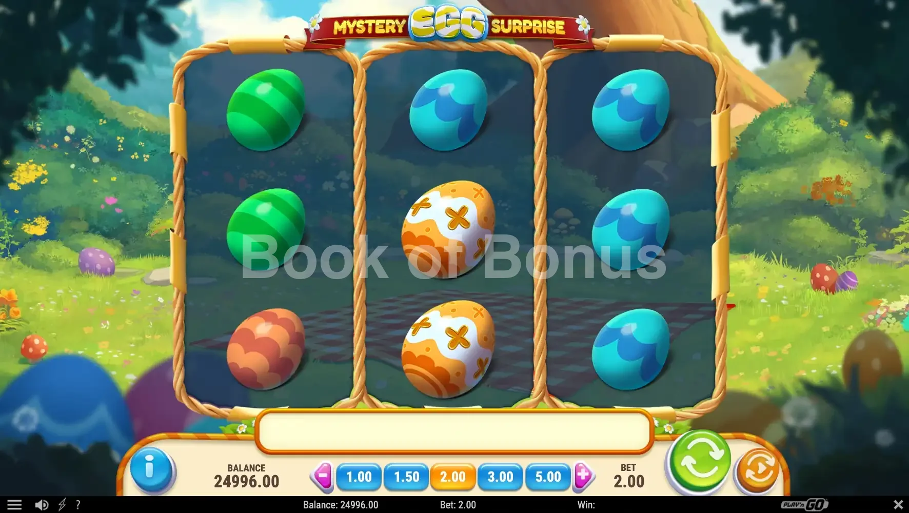 Mystery Egg Surprise par Play'n GO - base game 2