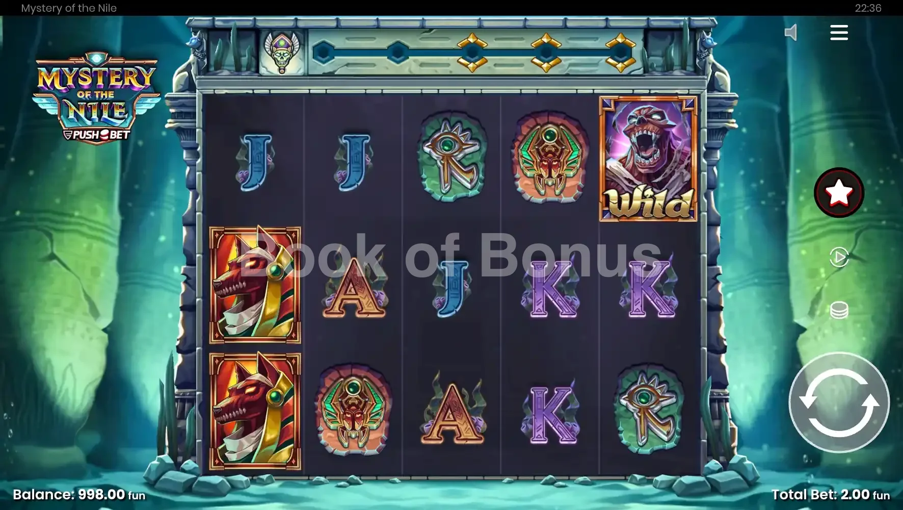 Jeu de base Mystery of the Nile