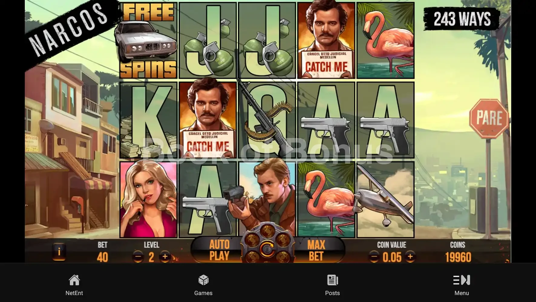 Jeu de base de Narcos