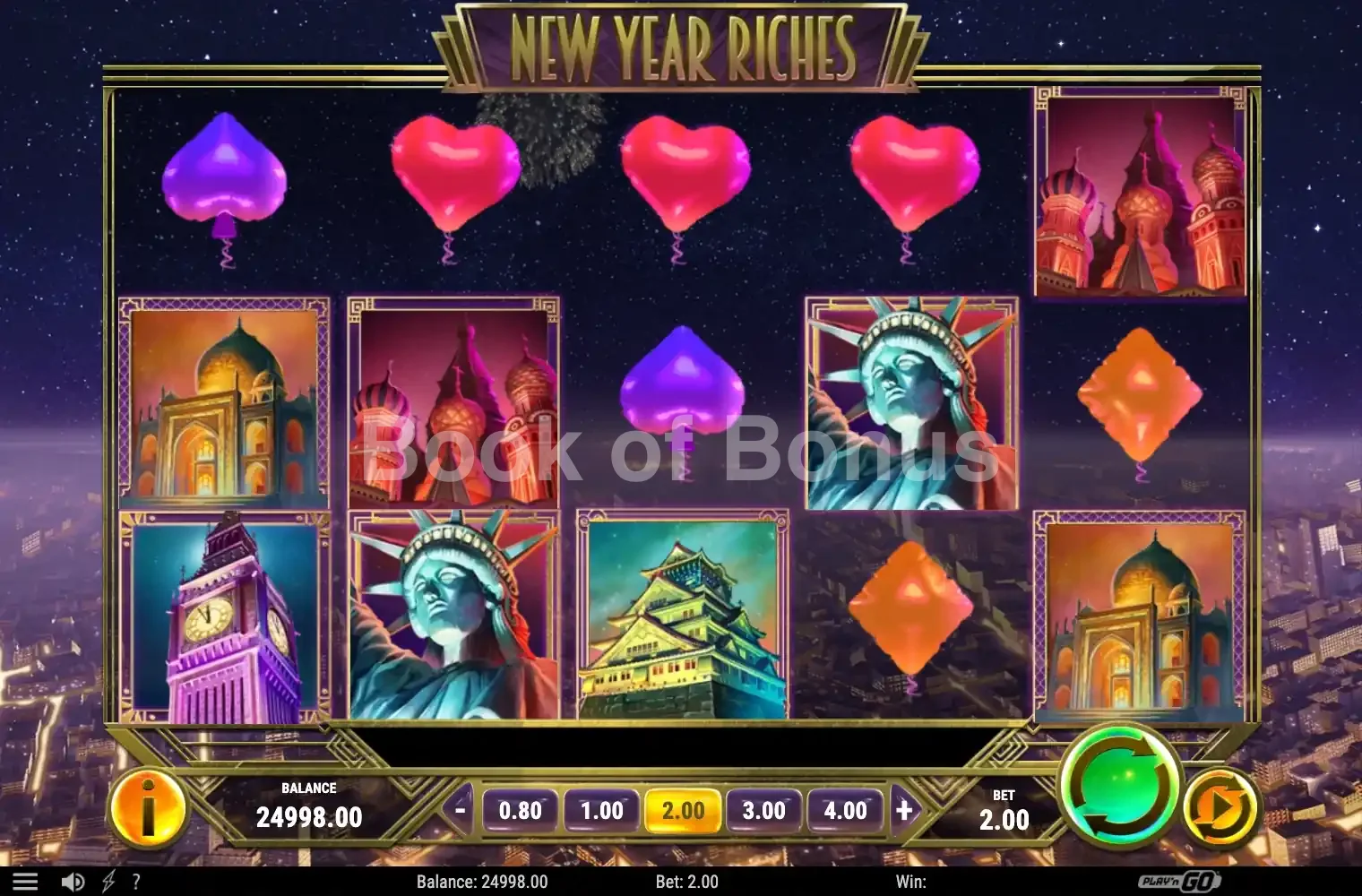 Jeu de base New Year Riches