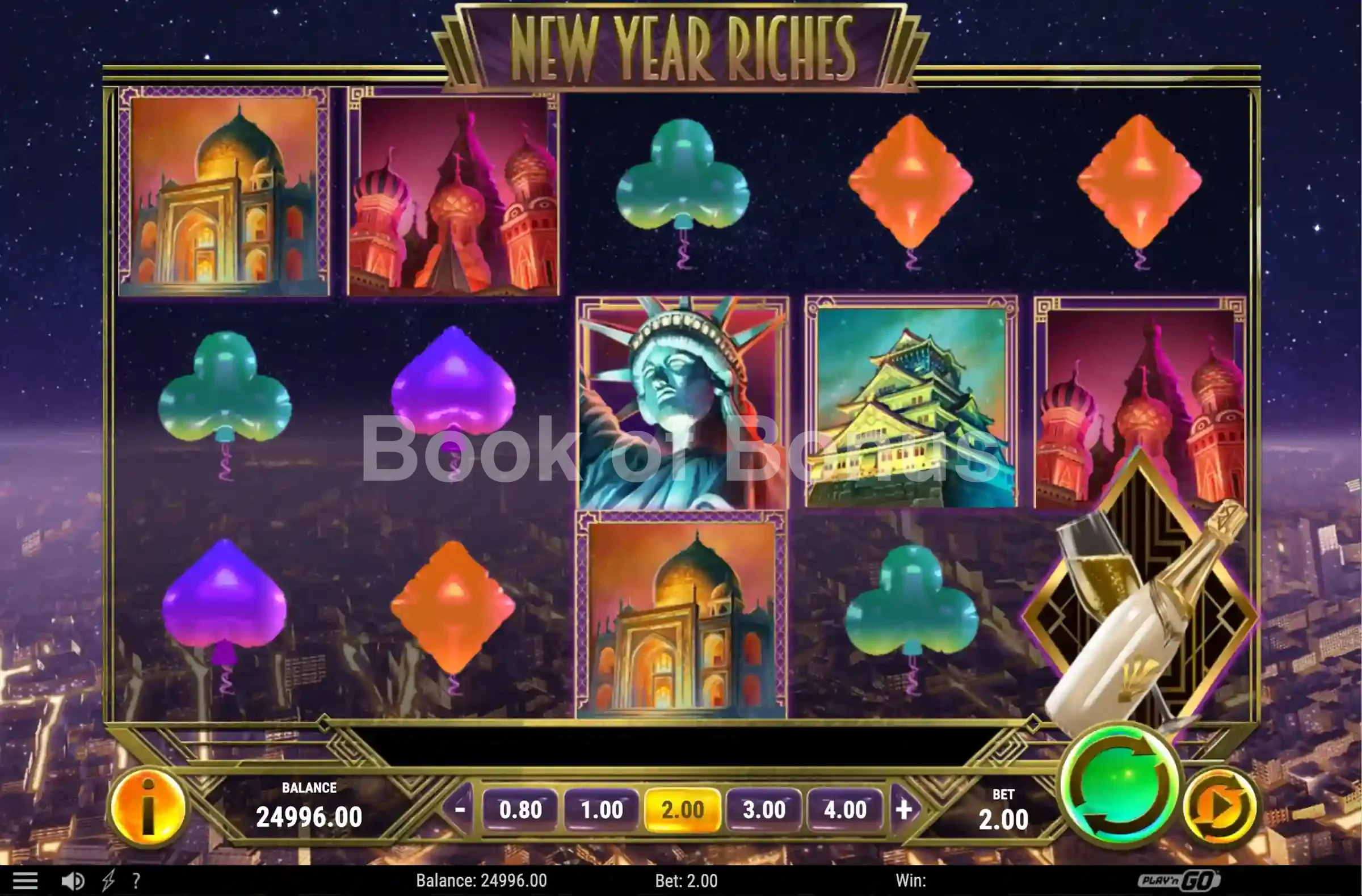 Bonus gratuits New Year Riches