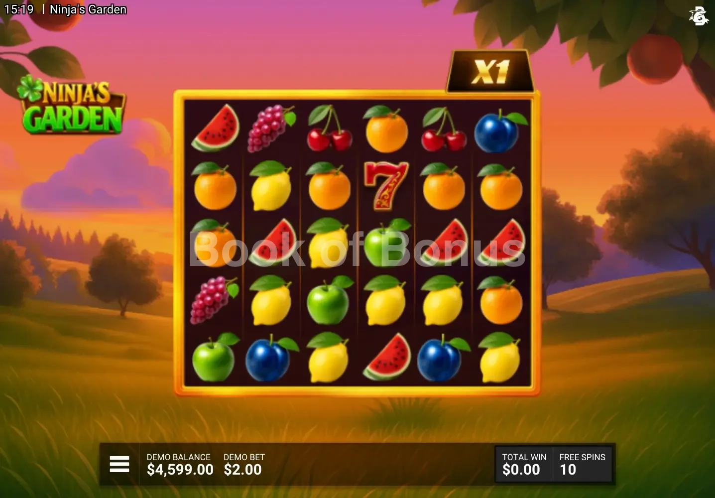 Ninja’s Garden par Hacksaw Gaming - tours gratuits