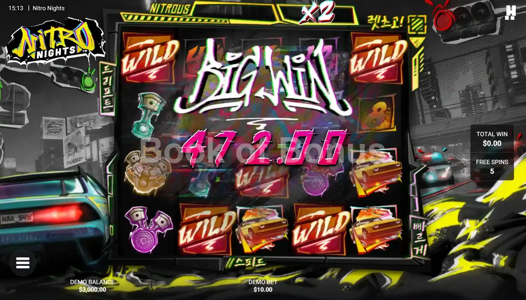 Nitro Nights par Hacksaw Gaming - gros gain