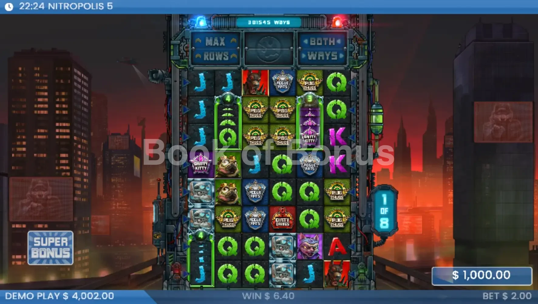 Nitropolis 5 par ELK Studios - tours gratuits