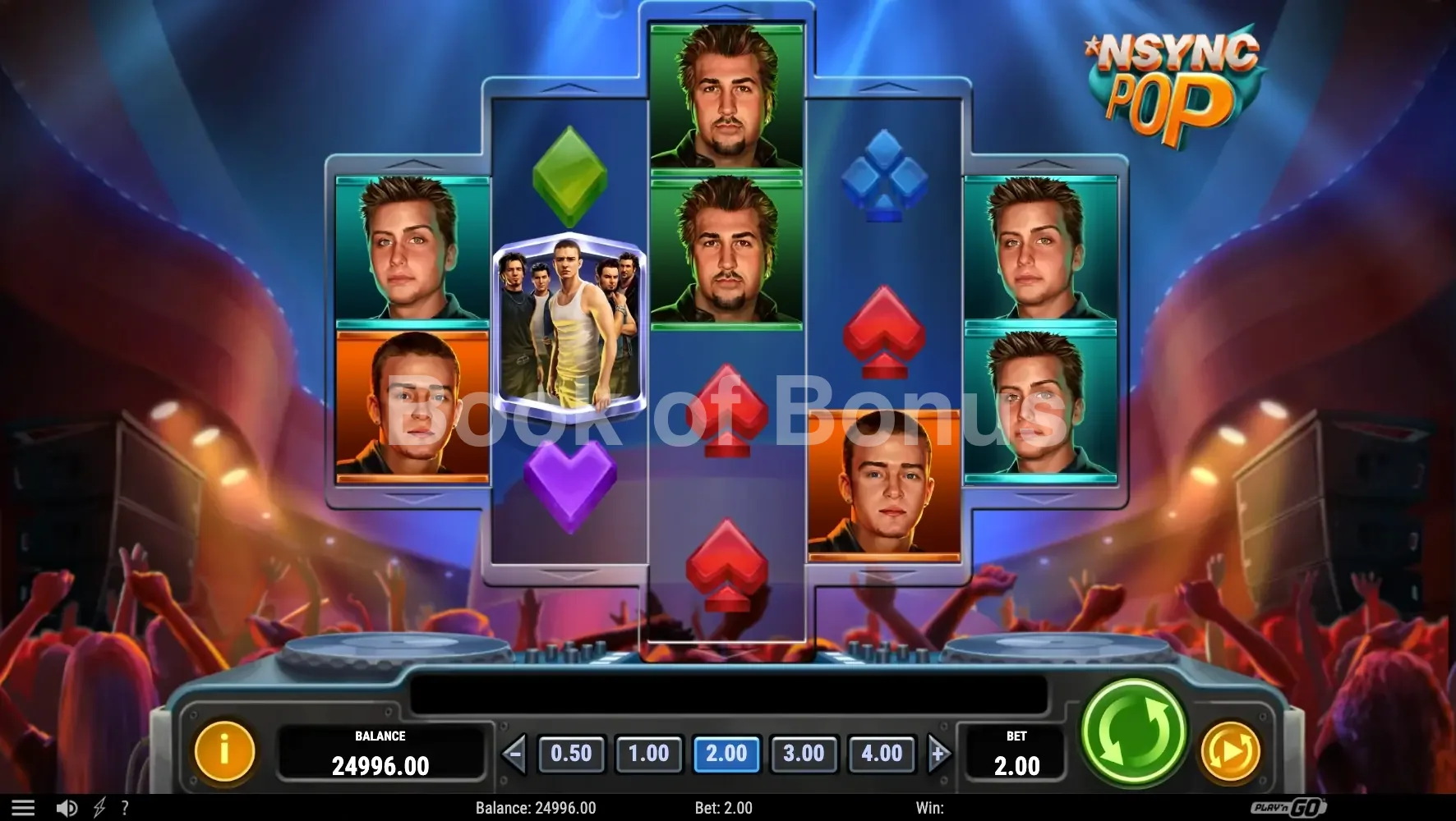 NSYNC POP par Play'n GO - base game 2