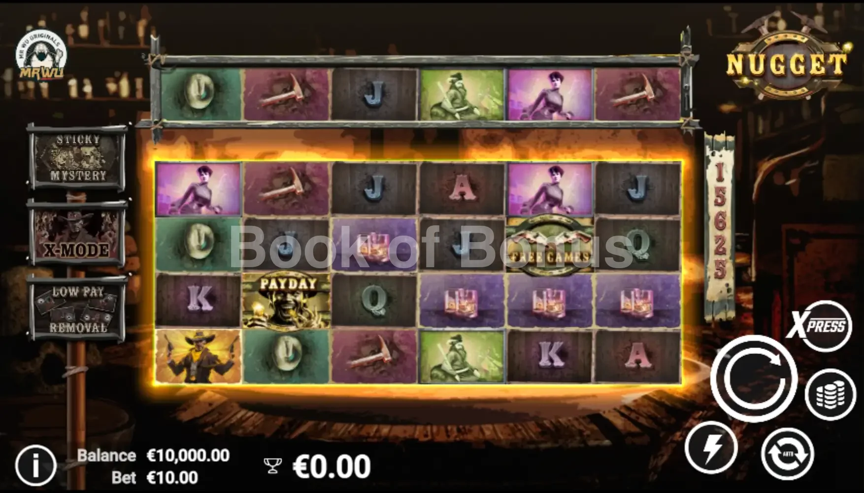 Nugget par Avatar UX - jeu de base et disposition des rouleaux