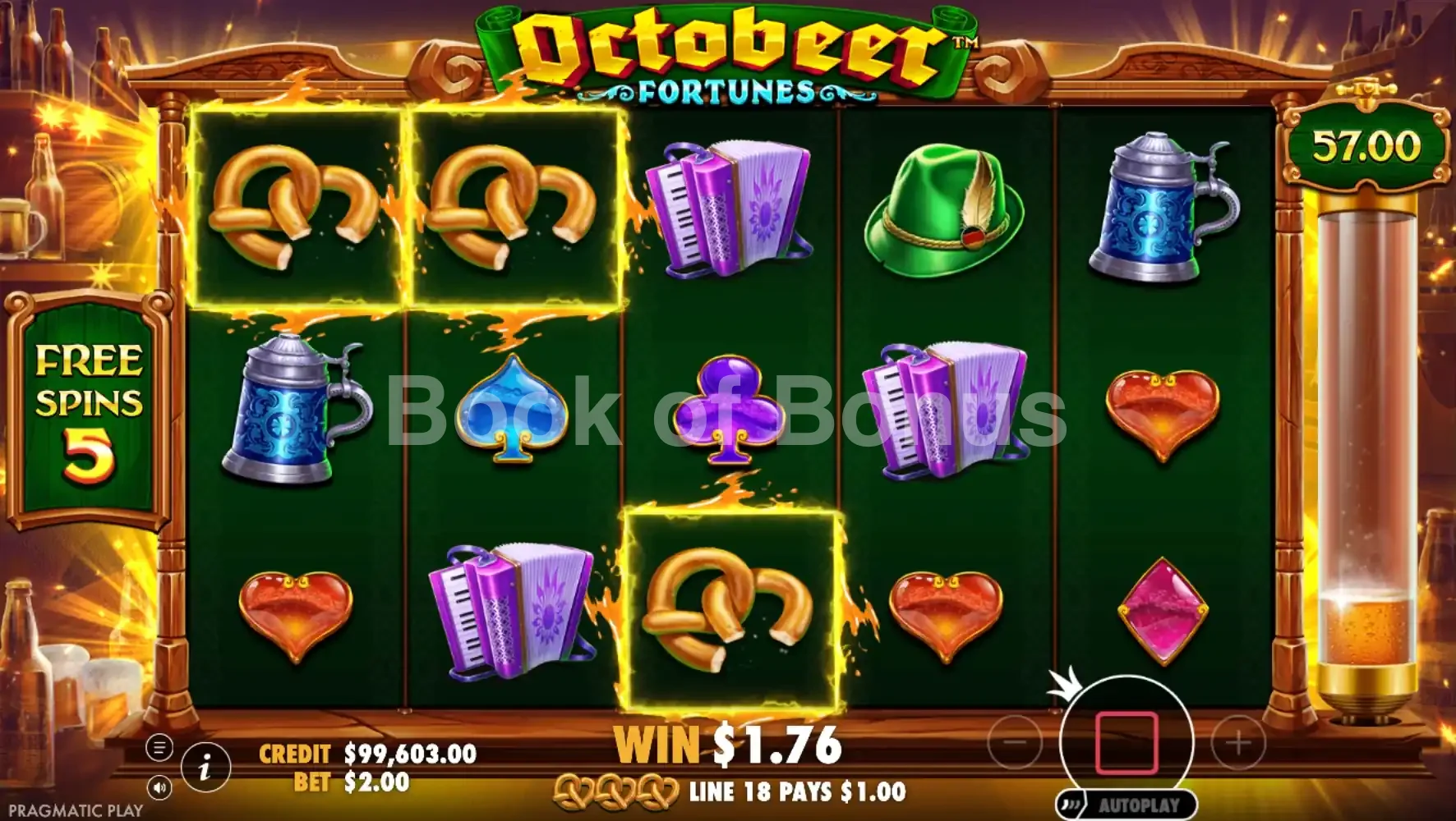 Tours gratuits Octobeer Fortunes