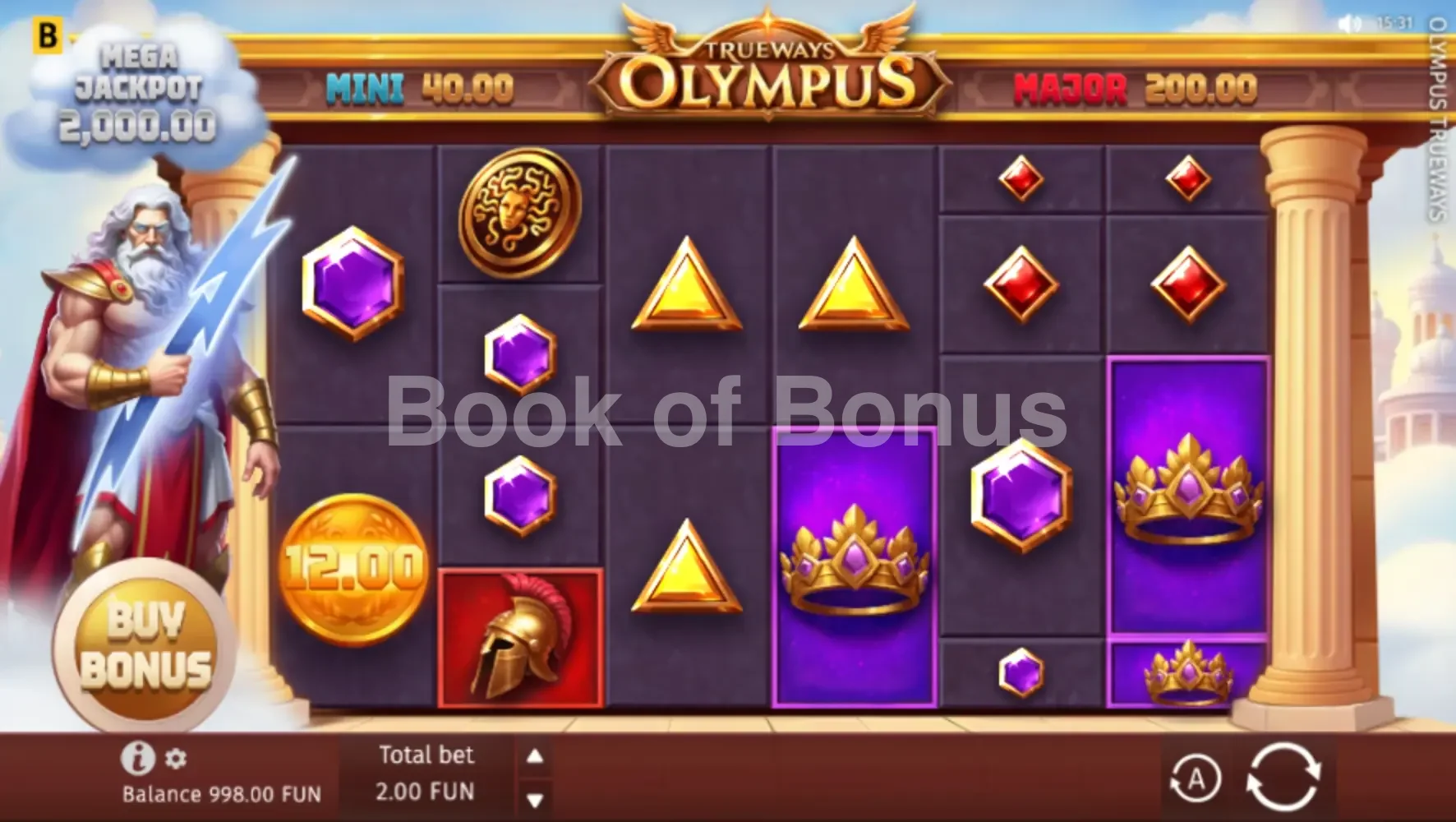 Jeu de base Olympus Trueways