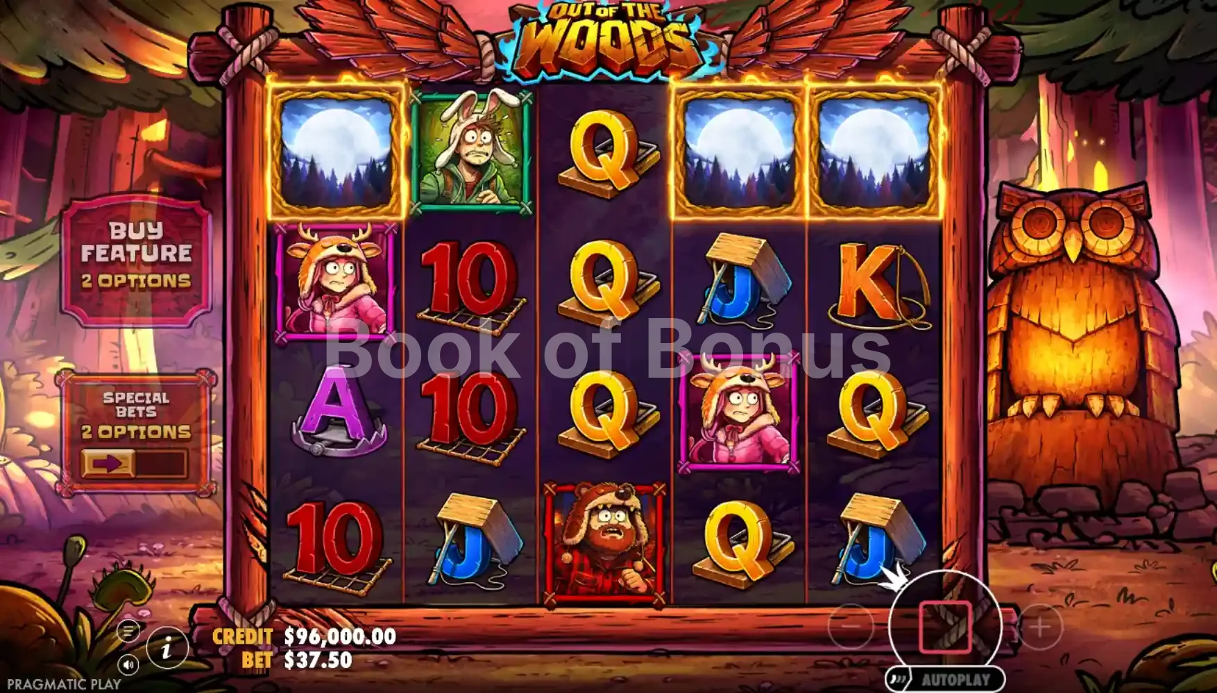 Out of the Woods par Pragmatic Play - tours gratuits