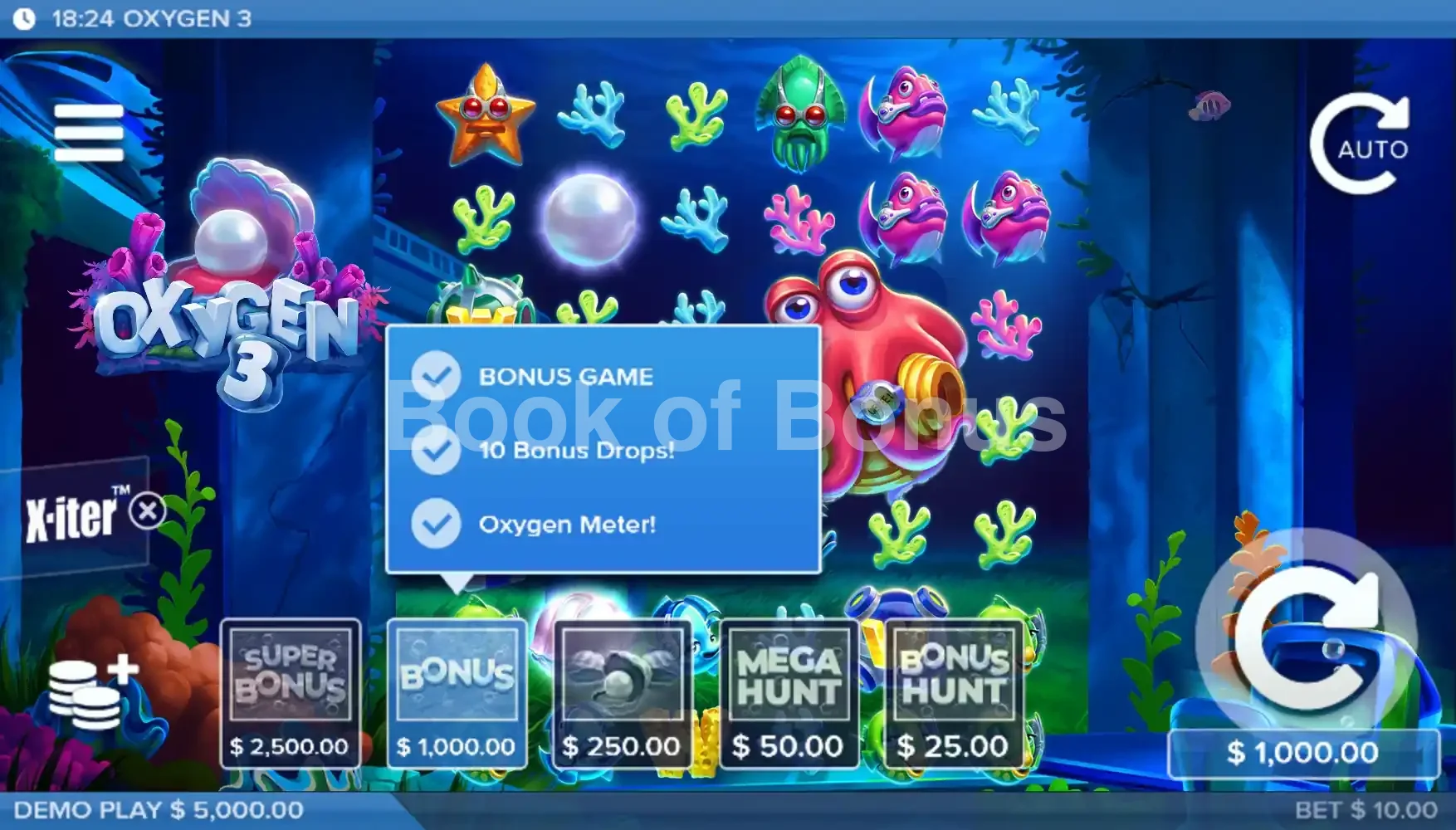 Achat de bonus Oxygen 3