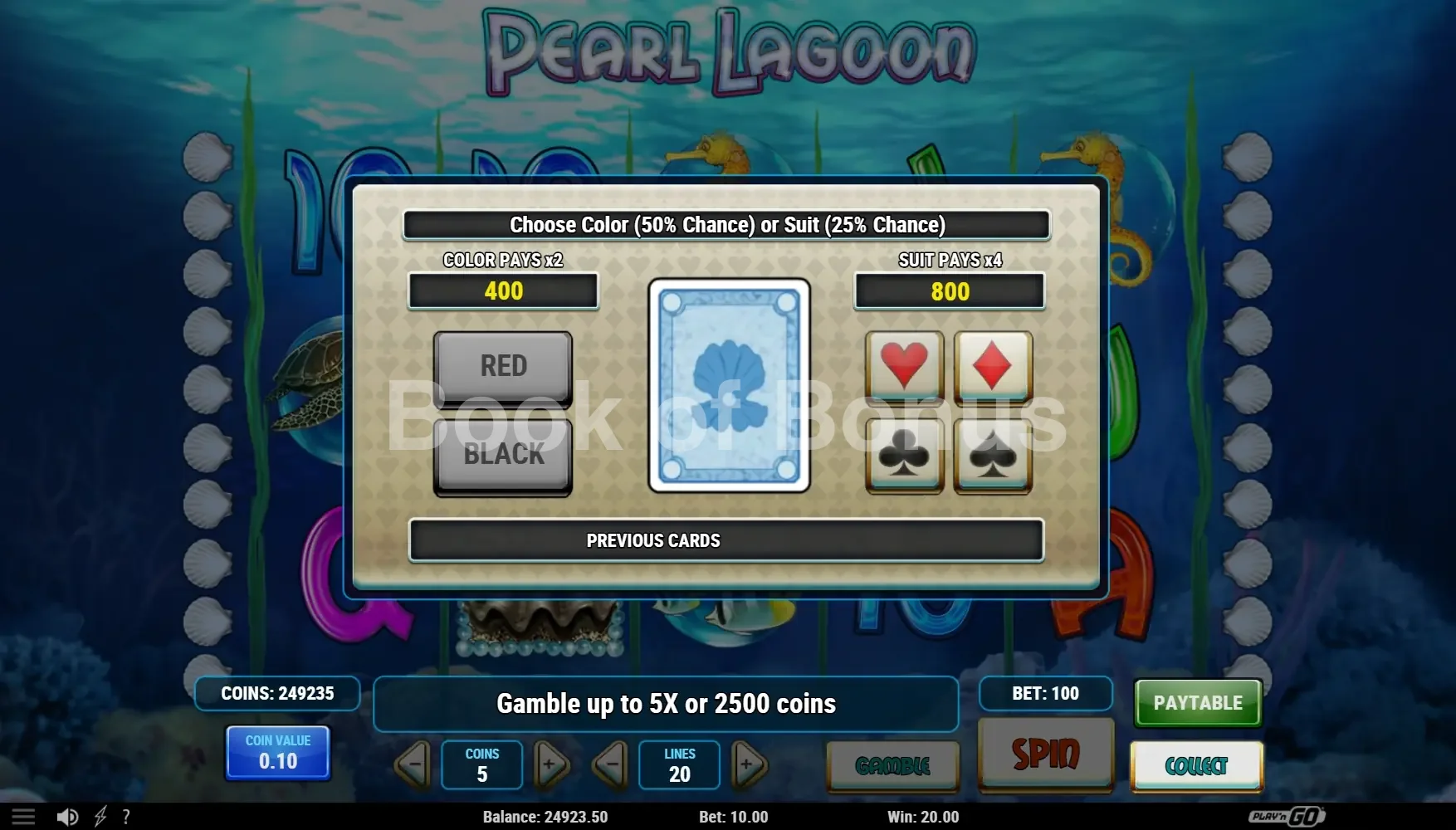 Pearl Lagoon par Play'n GO - gamble