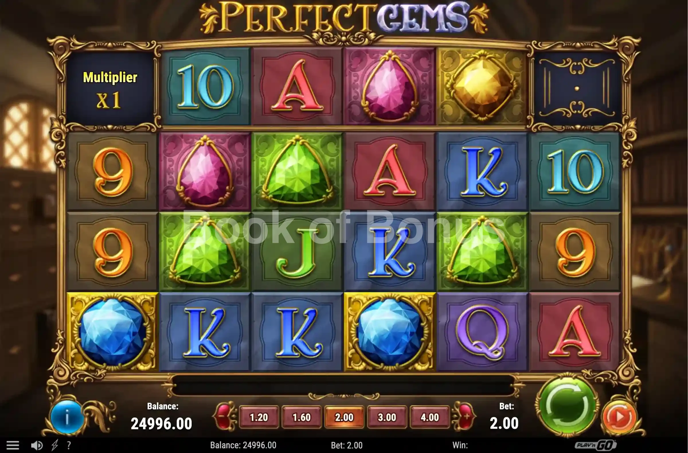 Perfect Gems par Play'n GO - base game 2