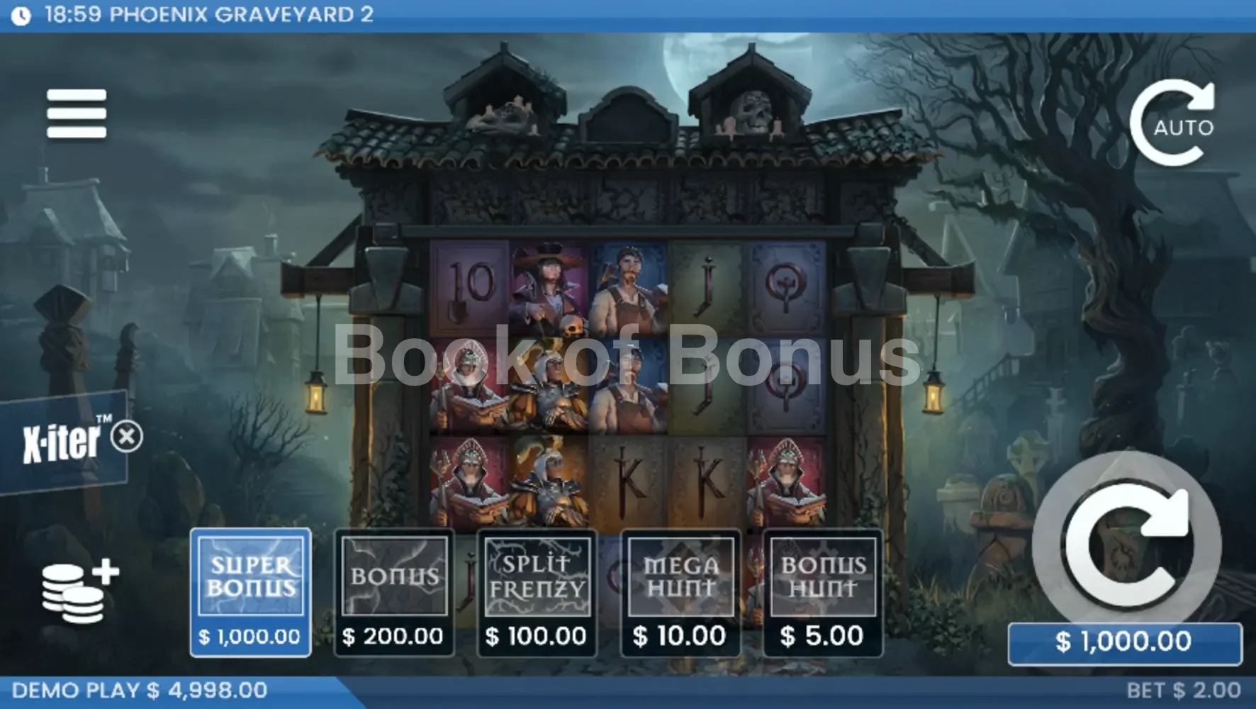 Options bonus buy Phoenix Graveyard 2