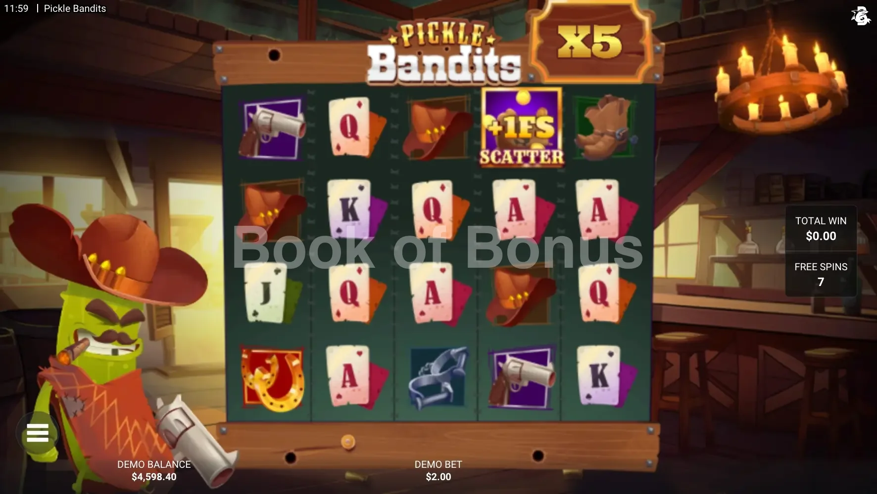 Pickle Bandits par Hacksaw Gaming - tours gratuits